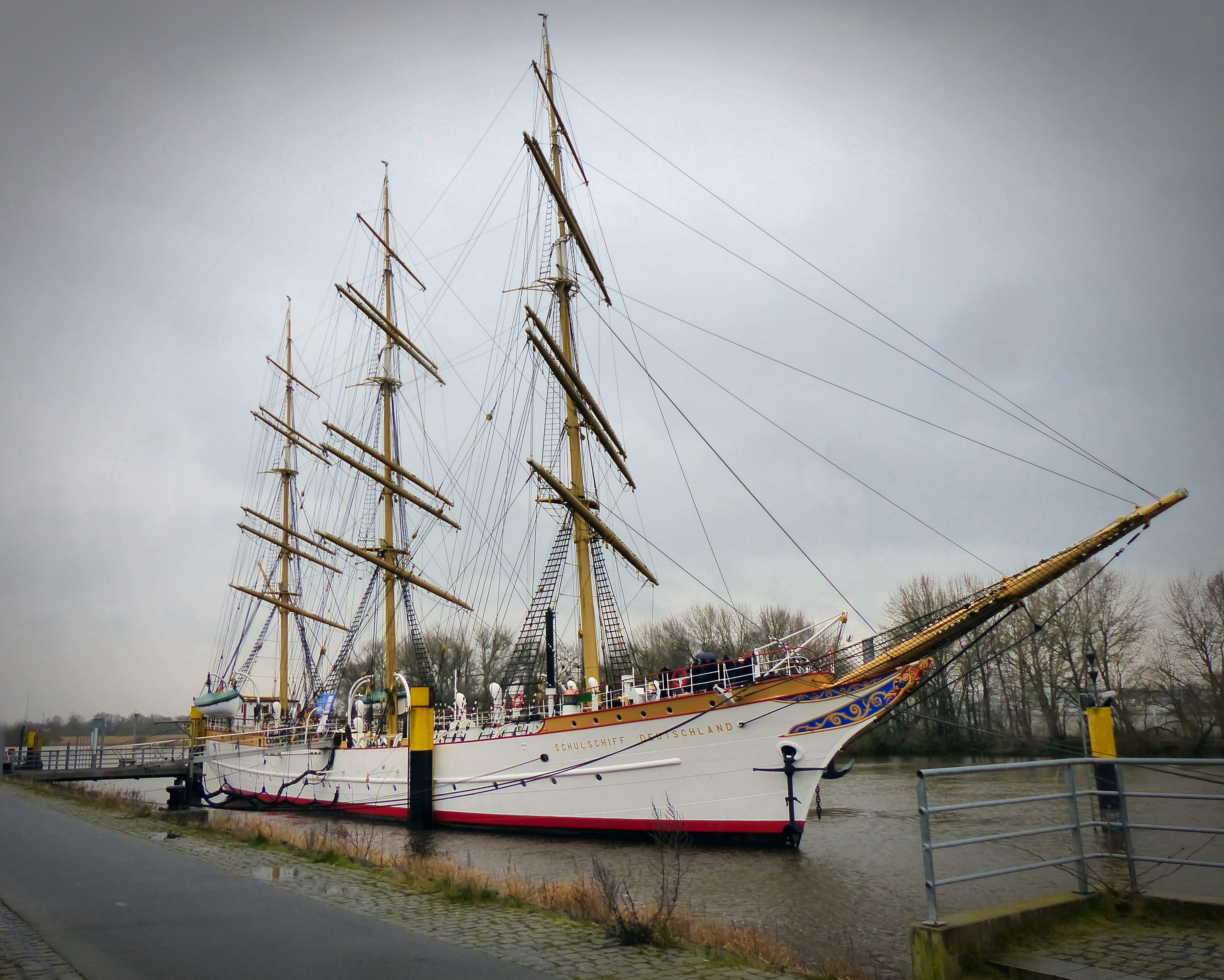 mast, cloud - sky, water, architecture, sky, industry, port, sailboat, mode of transportation, outdoors, sailing vessel, nature, boat masts, pole, nautical vessel, HD Wallpaper