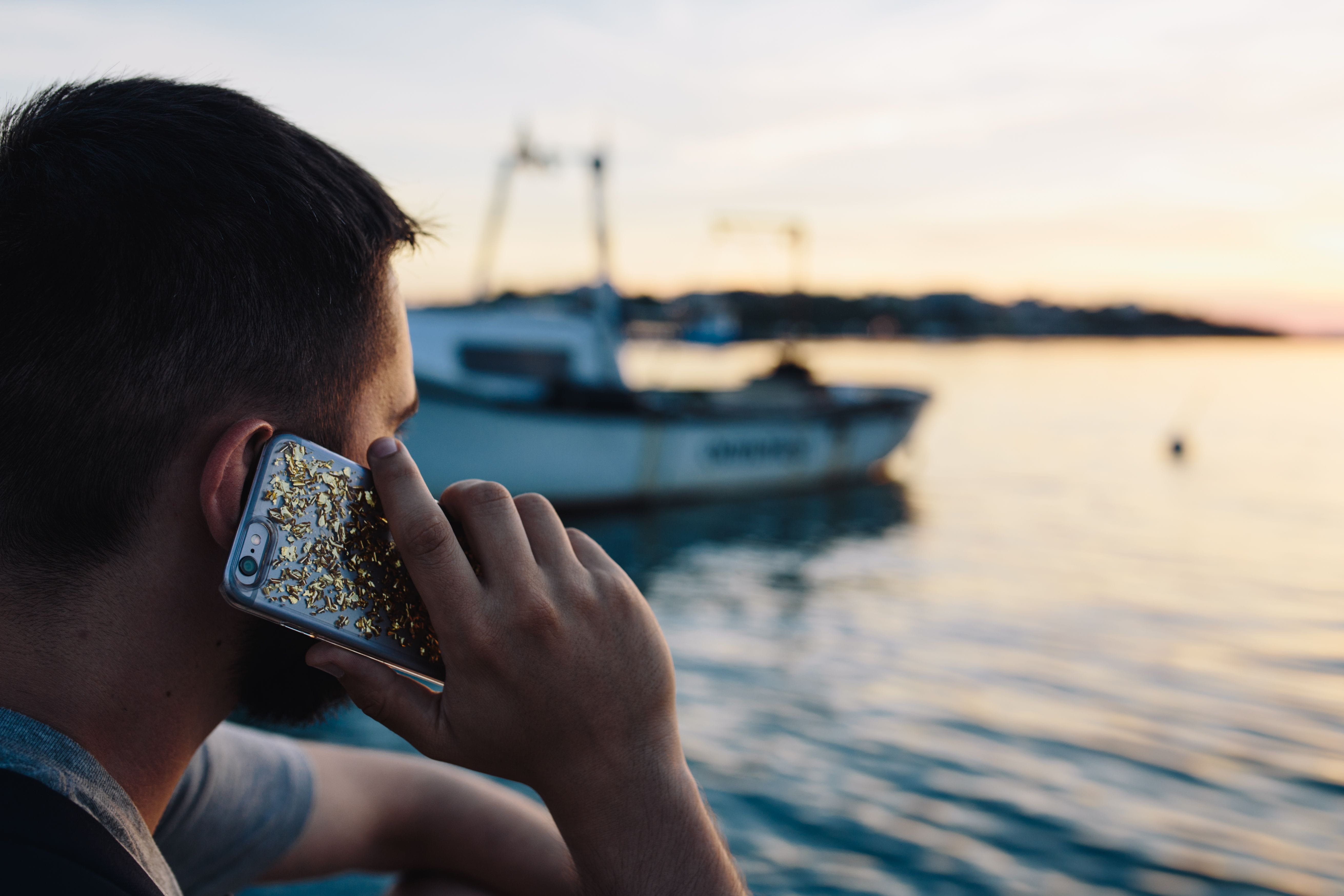 portrait, sea, nature, human hand, sky, nautical vessel, evening, travel, caucasian, focus on foreground, near, transportation, mode of transportation, HD Wallpaper