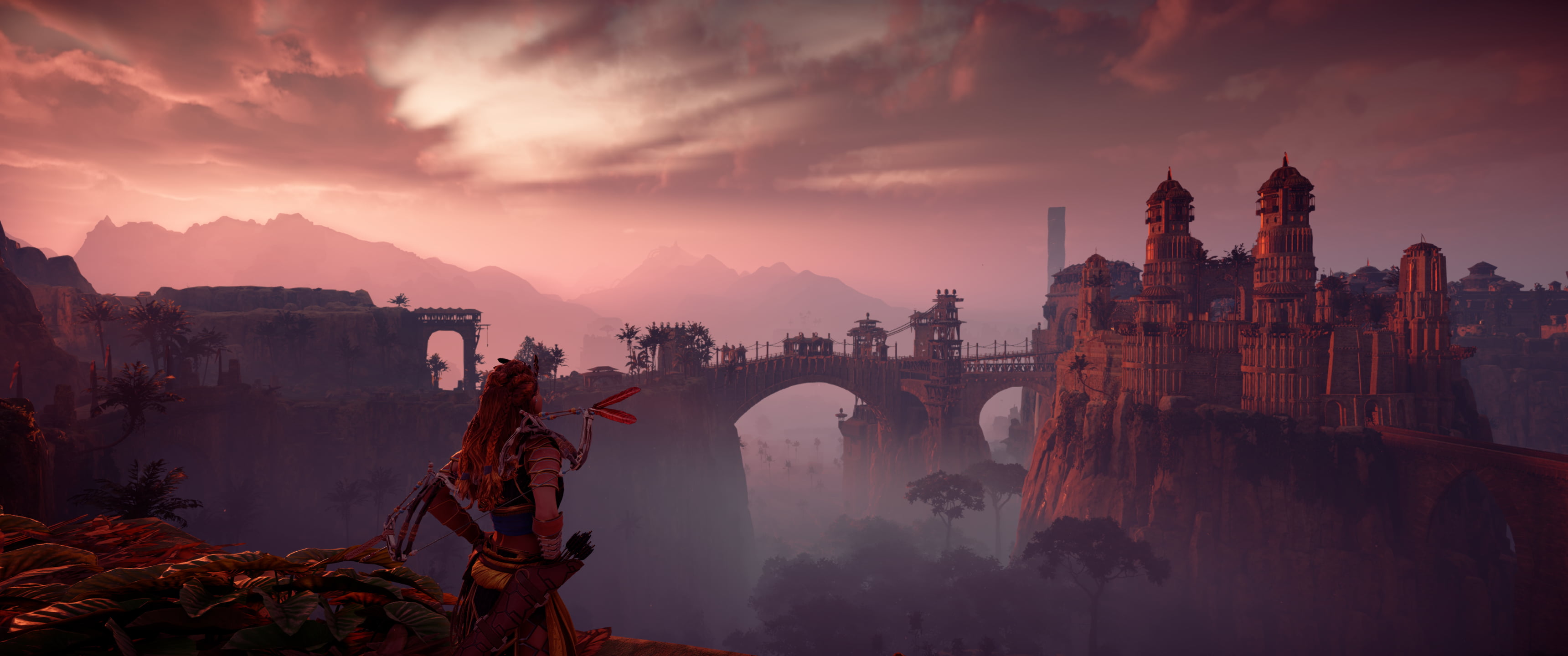 ultrawide, Aloy (Horizon: Zero Dawn), 2K, Meridian (Horizon Zero Dawn), Horizon: Zero Dawn, HD Wallpaper