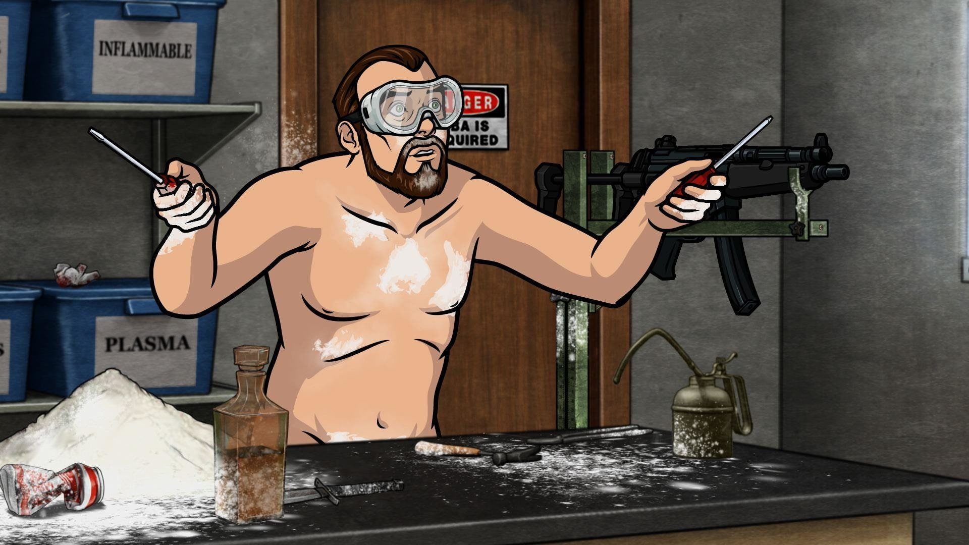 Archer, 1080P, TV Show, Dr. Algernop Krieger, HD Wallpaper