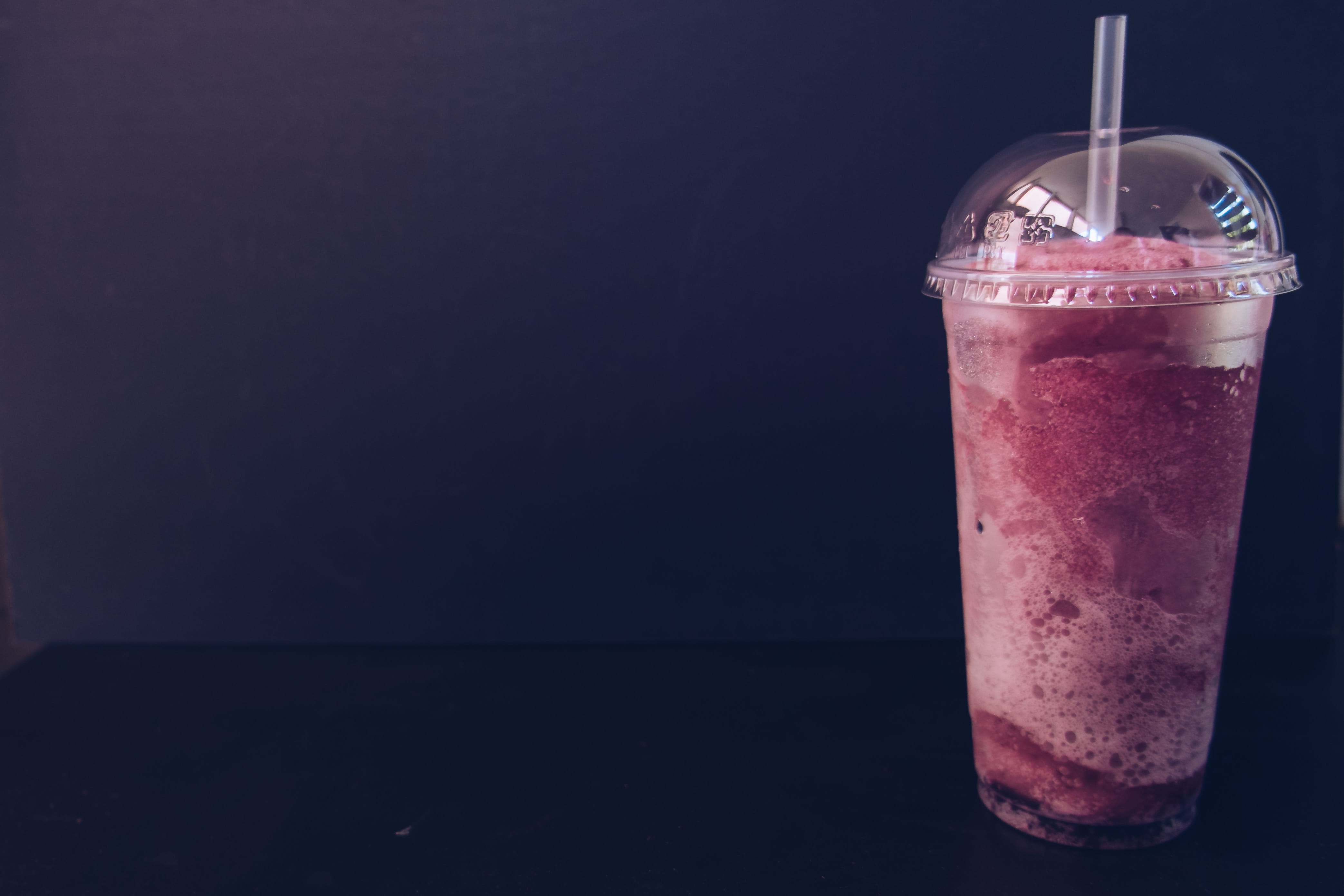 summer, australia, ice cube, freshness, queensland, dark, red, frozen, strawberry, filled, cold temperature, healthy, straw, drinking straw, healthy eating, HD Wallpaper