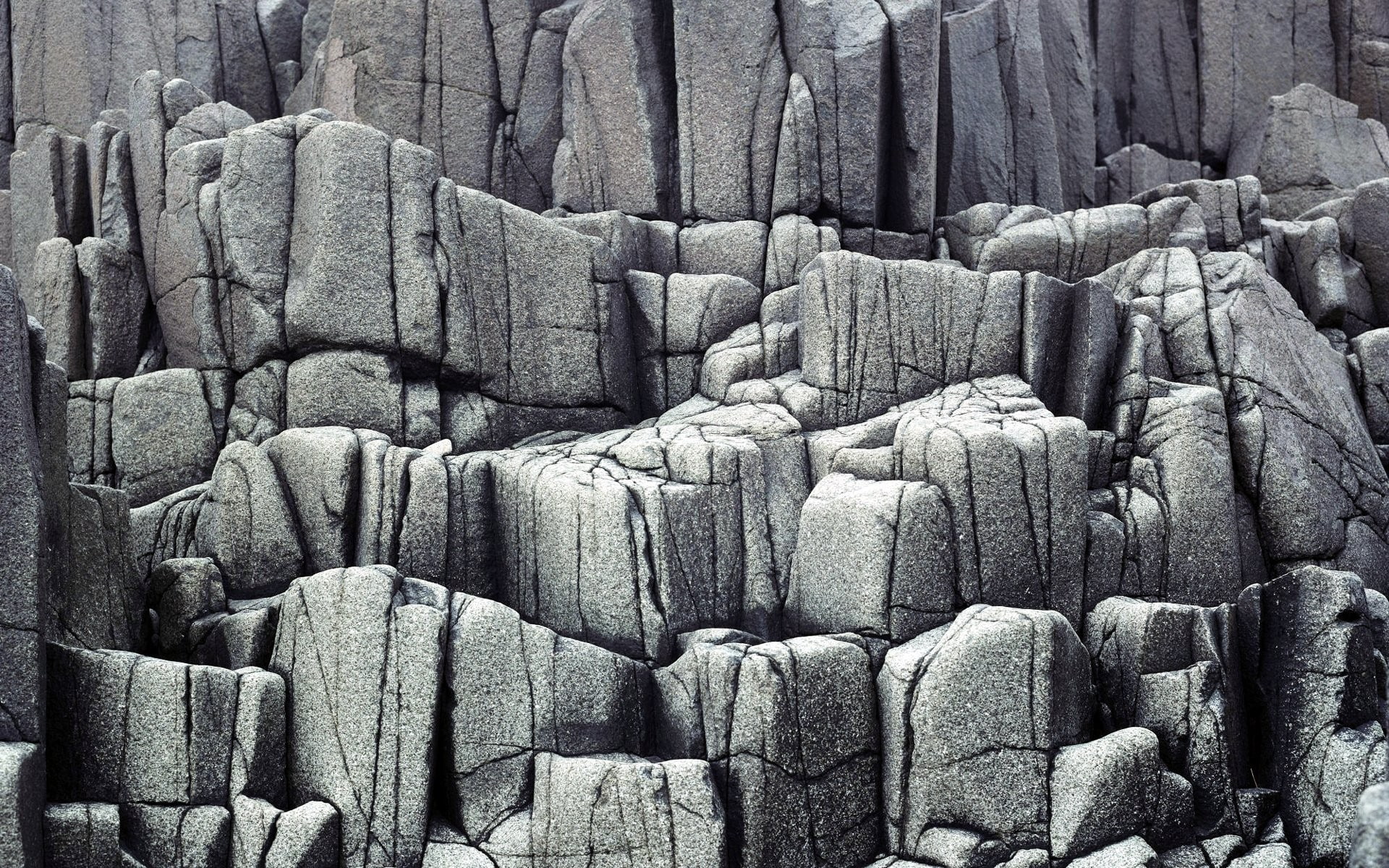 nature, solid, abundance, textured, day, no people, rock, land, 1080P, rock - object, landscape, mountains, beauty in nature, rock formation, stack, sunlight, HD Wallpaper