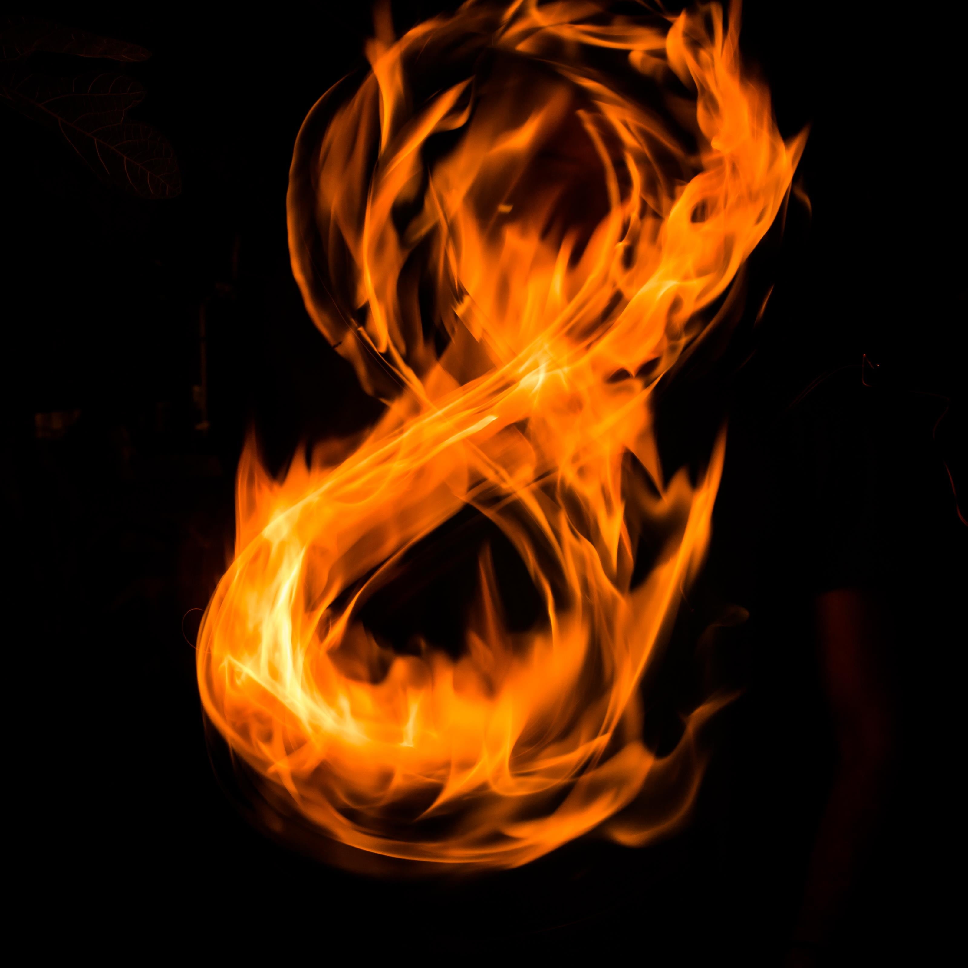 fire - natural phenomenon, blurred motion, night, glowing, flame, warning sign, motion, burning, long exposure, no people, burn, inferno, heat - temperature, Phone HD Wallpaper
