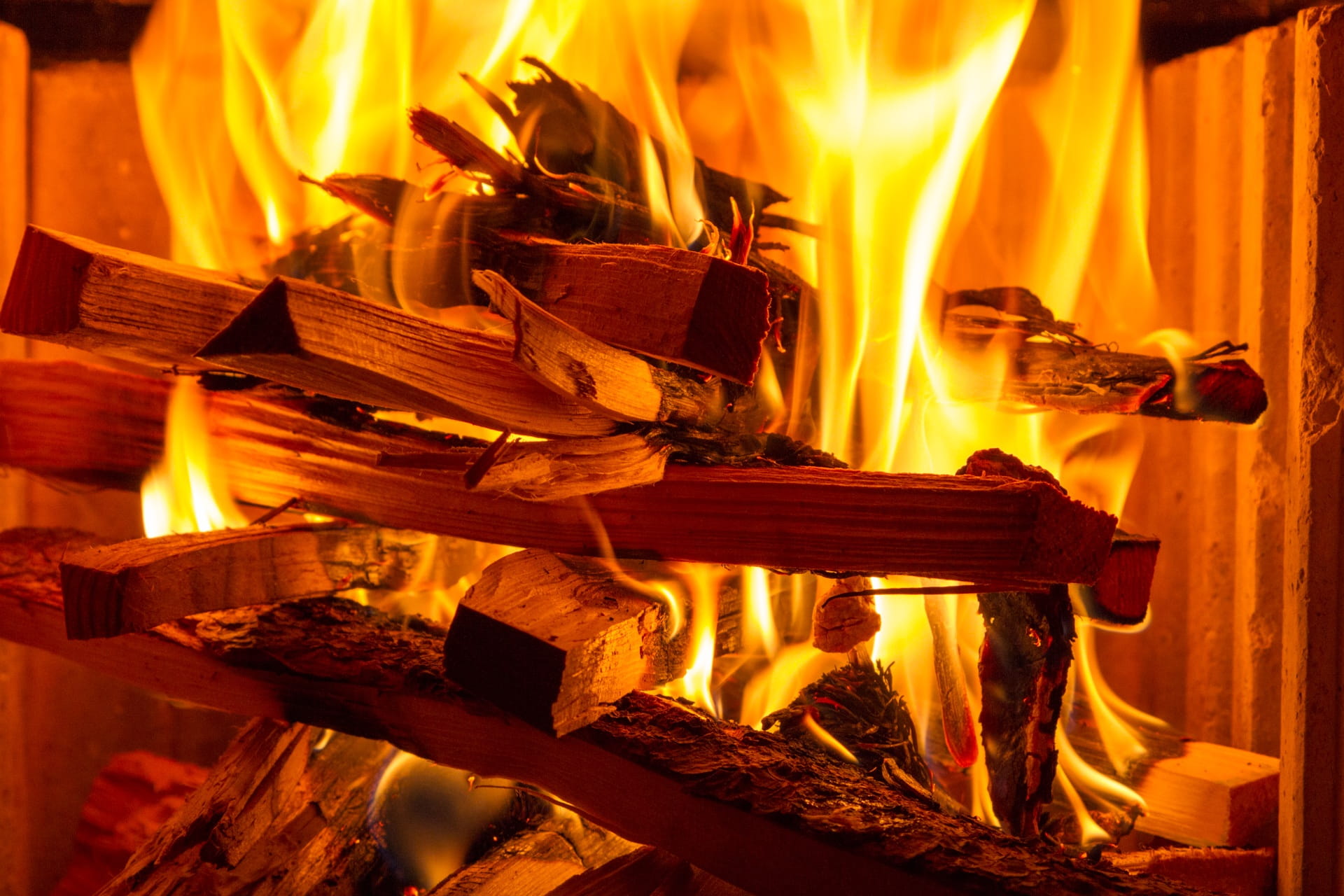 Fire, kindle, close-up, air, burn properly, fire, Log, combustion, 1080P, heat - temperature, glowing, nature, hot, bonfire, flame, orange color, heating with wood, HD Wallpaper