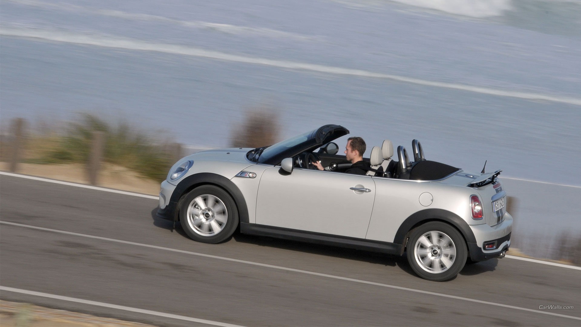 1080P, car, vehicle, Mini Roadster, HD Wallpaper
