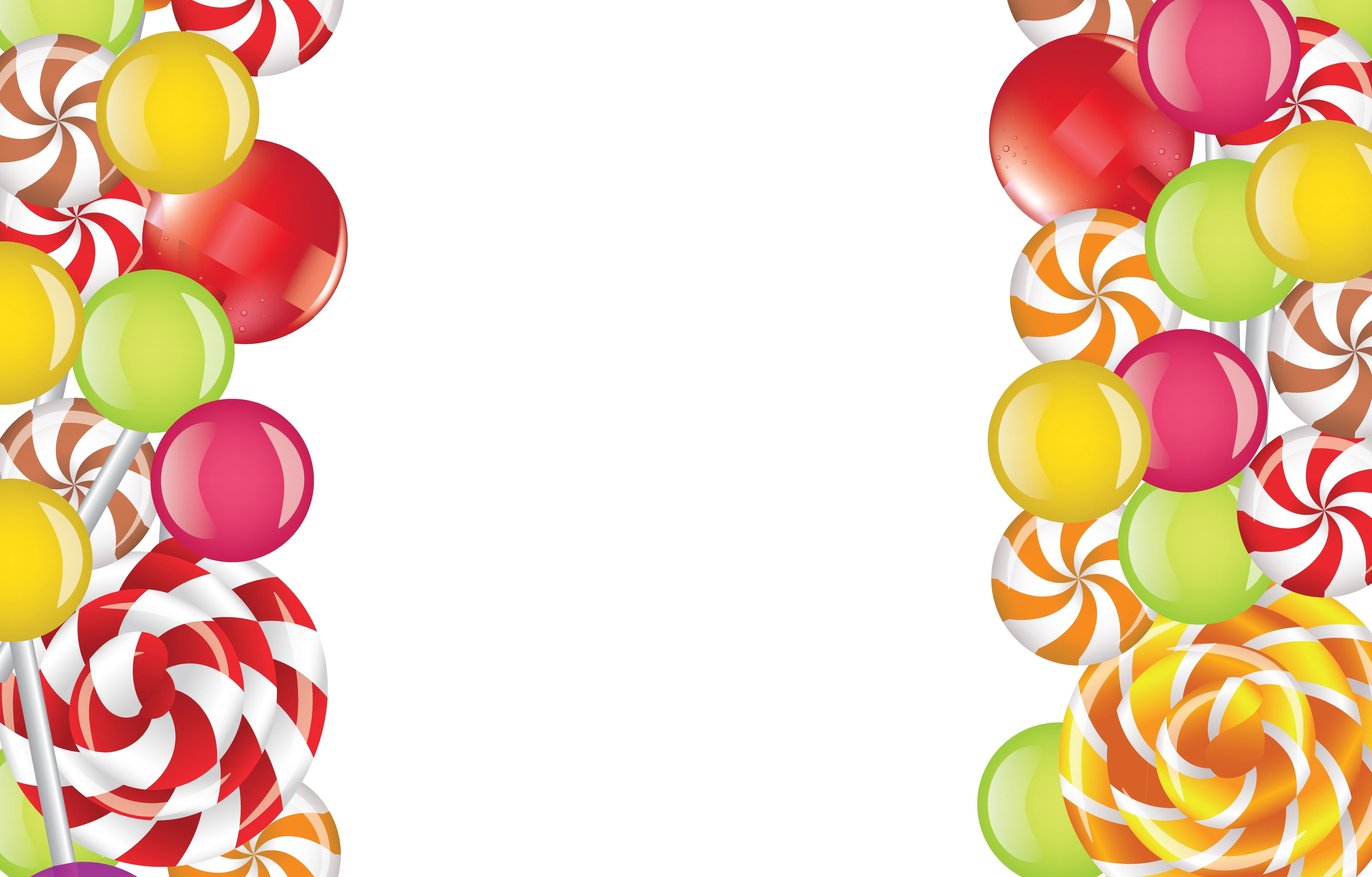 studio shot, still life, design, cut out, the sweetness, ribbon - sewing item, color, variation, sphere, party - social event, pattern, 4K, shape, caramel, HD Wallpaper