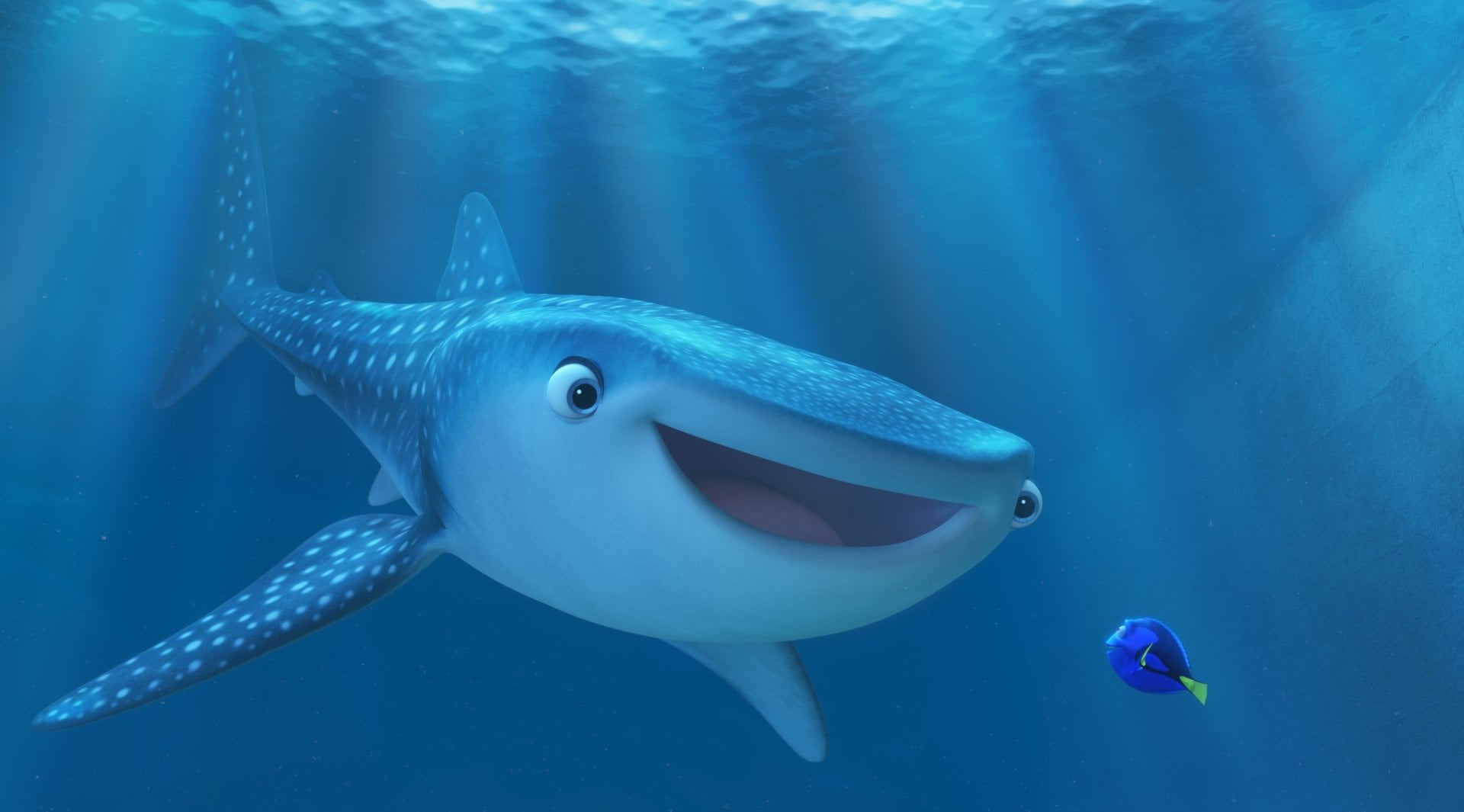 marine, blue, water, underwater, motion, animal themes, one animal, sea life, Dory (Finding Nemo), nature, Destiny (Finding Dory), animal wildlife, undersea, HD Wallpaper
