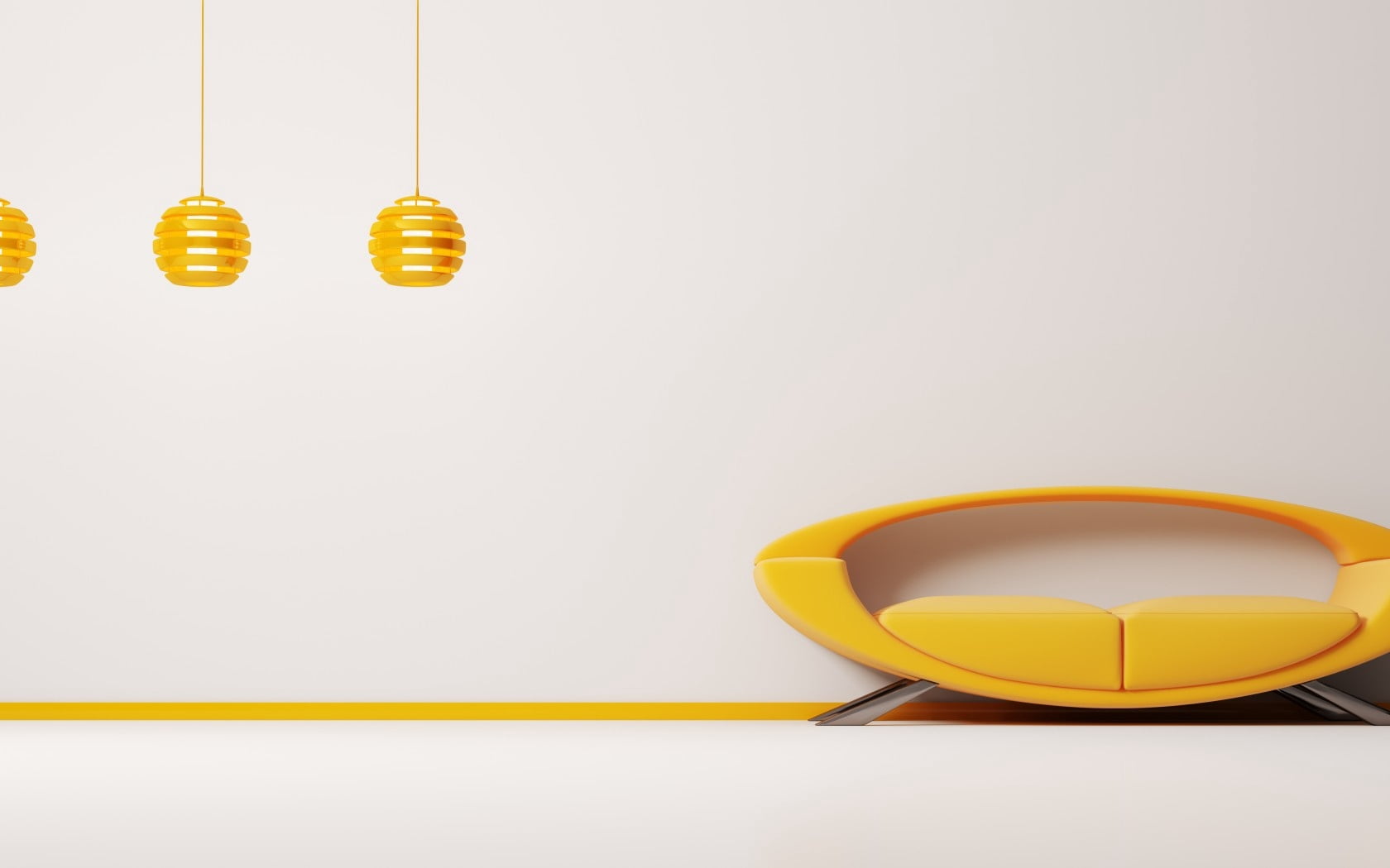 single Object, electric lamp, decoration, 720P, modern, cut out, red, backgrounds, electricity, yellow, design, lamps, personal accessory, shape, light bulb, HD Wallpaper