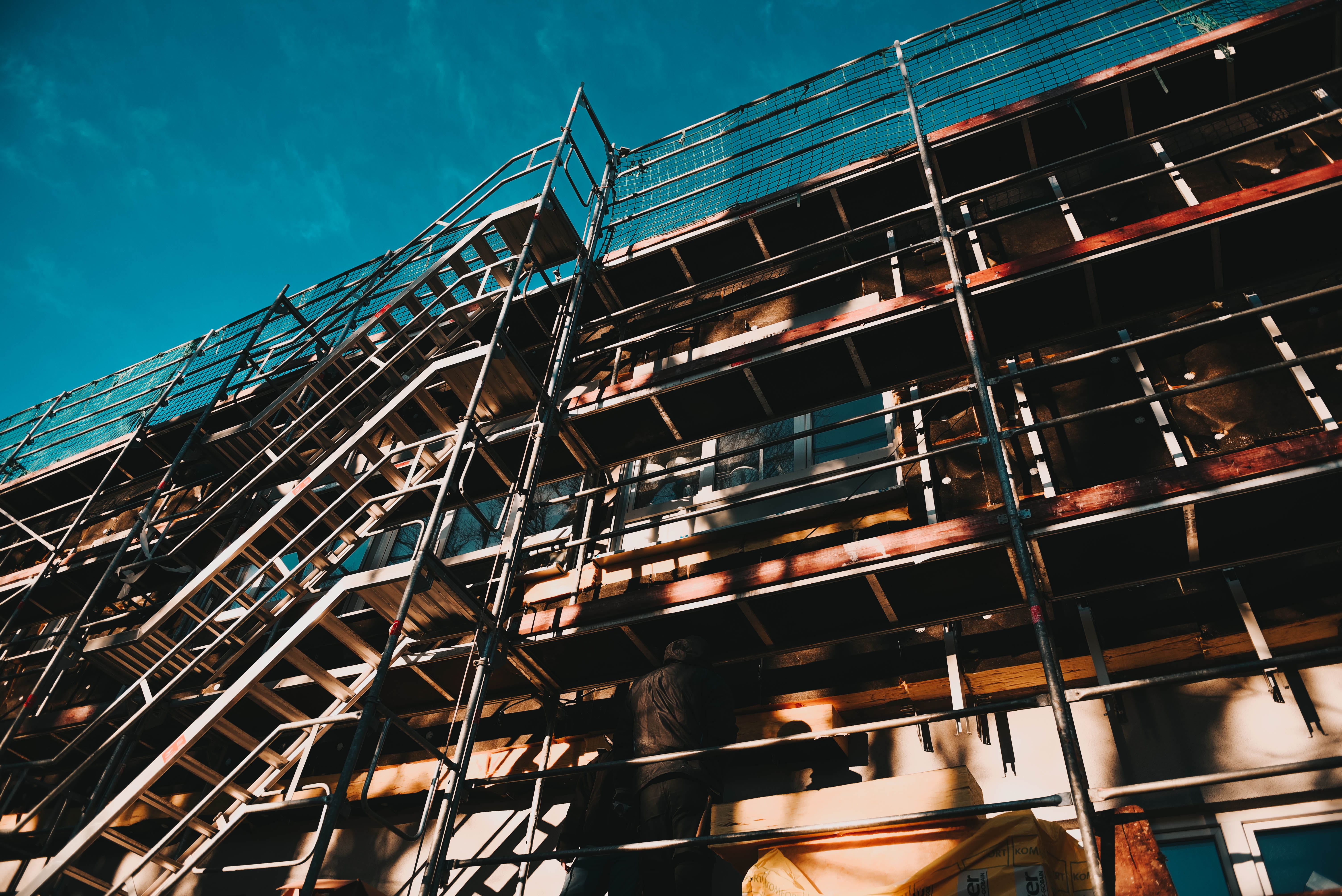 nature, sunlight, 5K, renovation, no people, low angle view, hard, sky, tough, outdoors, construction site, city, building exterior, construction, industry, HD Wallpaper