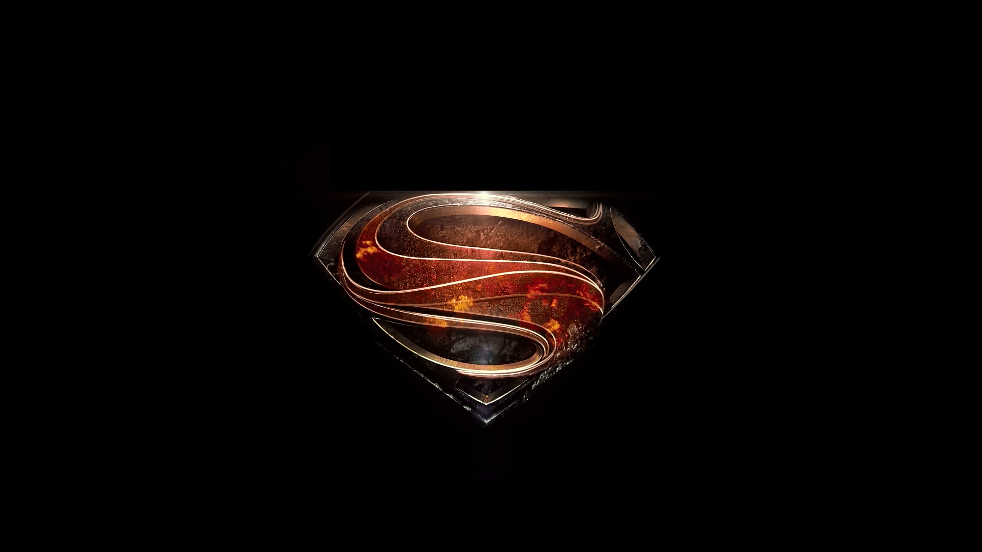 close-up, black background, Superman, no people, glowing, studio shot, indoors, still life, light - natural phenomenon, transparent, electricity, glass - material, HD Wallpaper