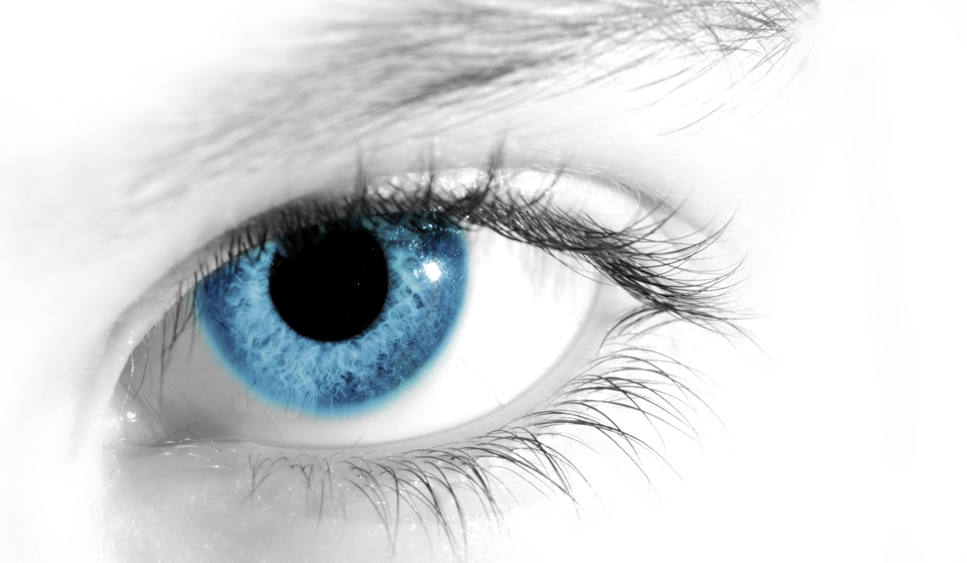 cornea, blue, human, Artistic, black, 1080P, Eye, HD Wallpaper