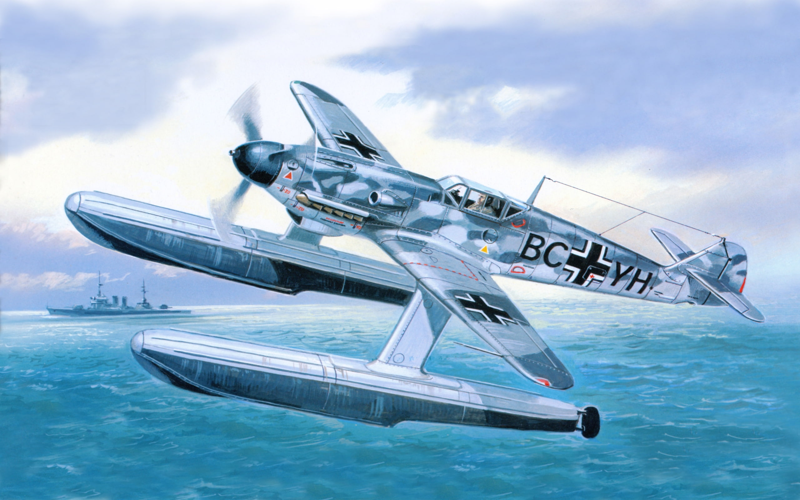 aviation, flight, bf, photos, airplane, cross, 2K, w, art, painting, HD Wallpaper