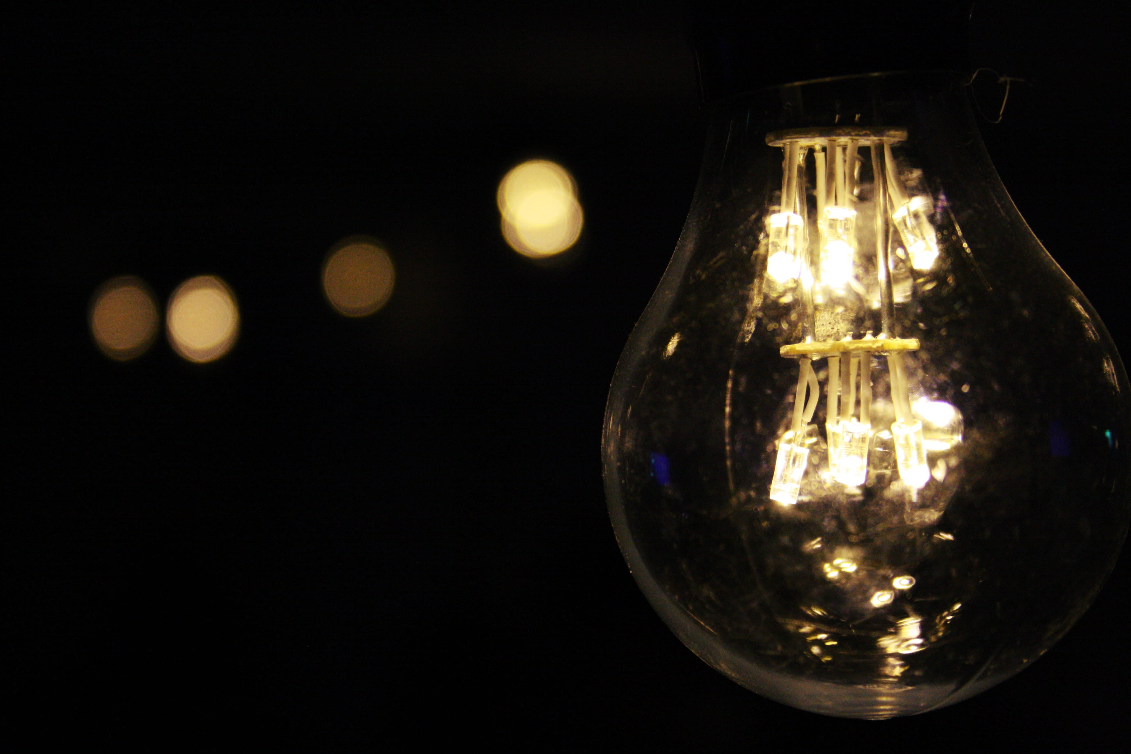 light - natural phenomenon, creativity, time, copy space, dark, illuminated, night, sphere, light bulb, technology, lighting equipment, bulb, reflection, HD Wallpaper