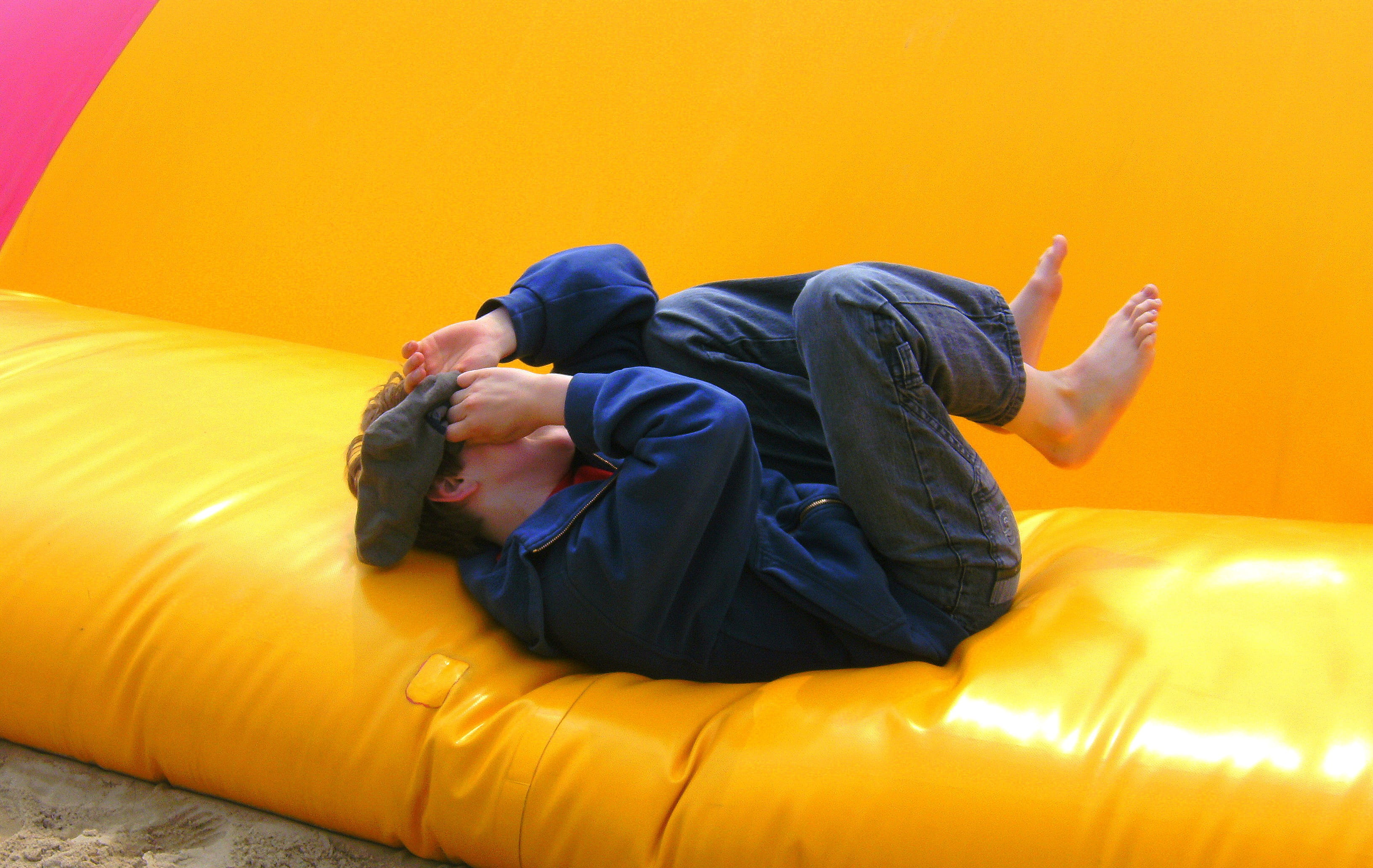 lying on back, boys, Play, human body part, lying down, sleeping, adult, bed, look forward, luck, leisure activity, indoors, furniture, yellow, people, HD Wallpaper