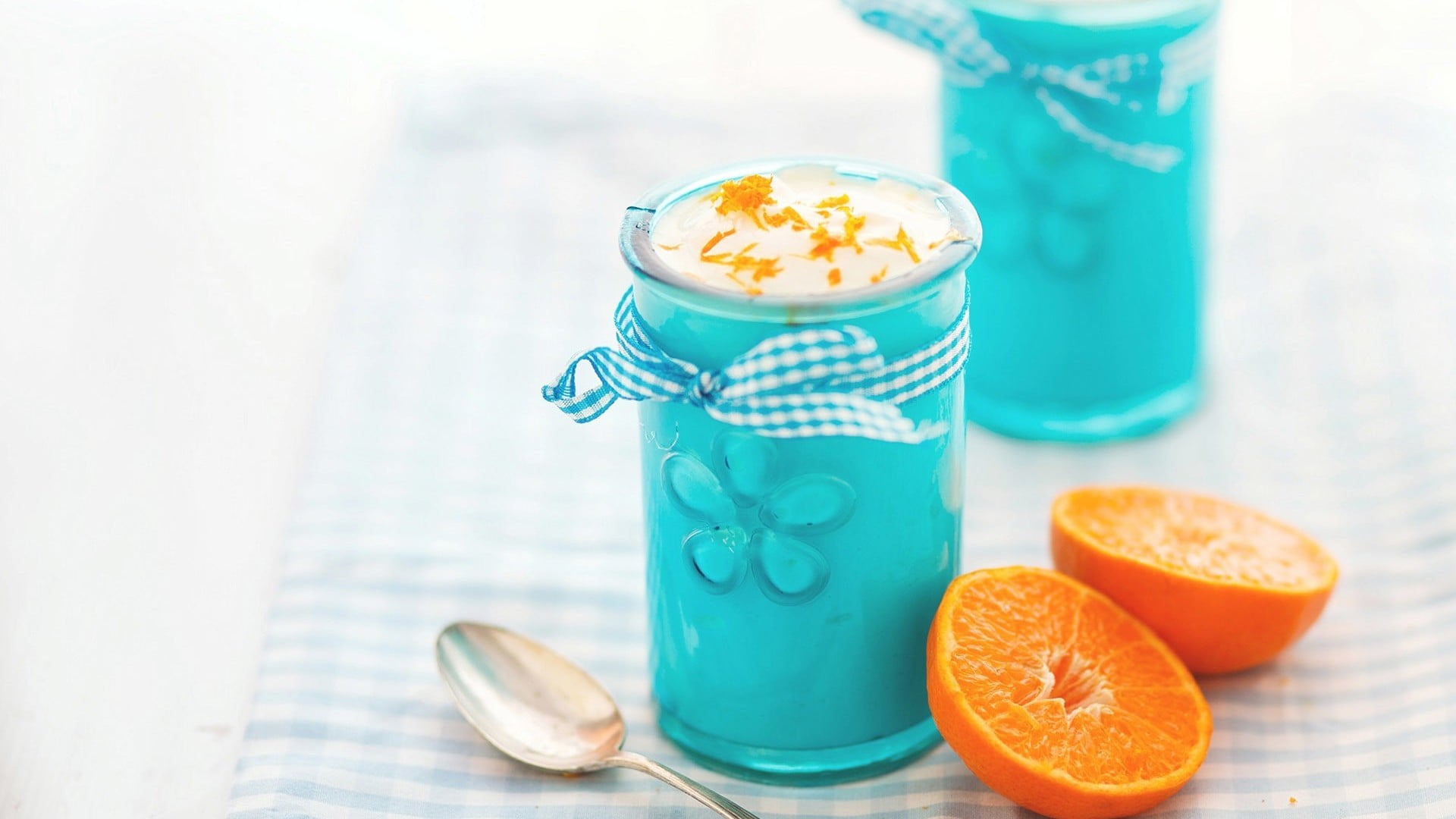 hot, drinking glass, orange - fruit, 1080P, beverage, orange, cup, food, fruit, saucer, breakfast, healthy, container, black, spoon, healthy eating, still life, HD Wallpaper