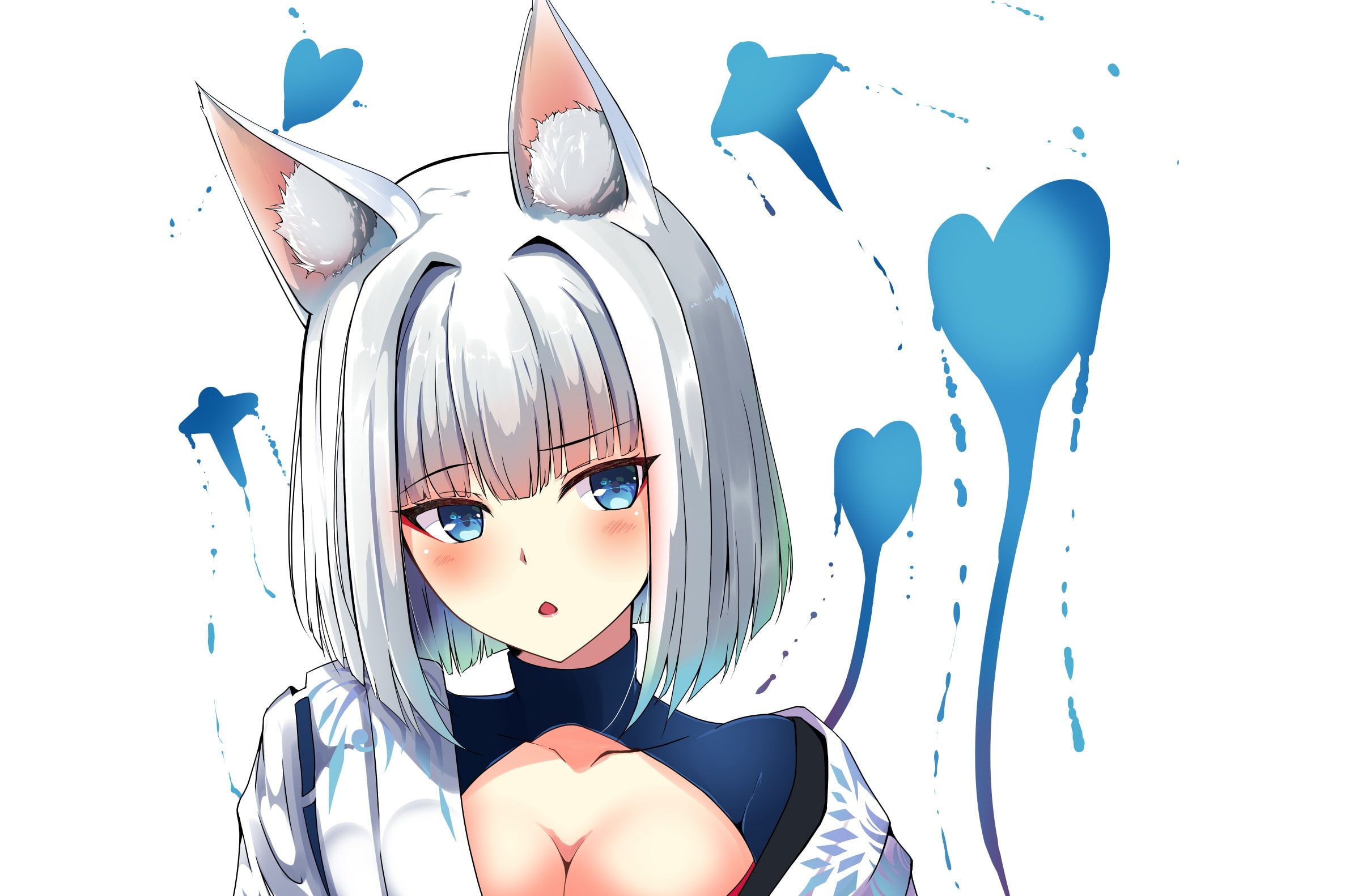 Azur Lane, ears, blots, 1080P, girl, HD Wallpaper