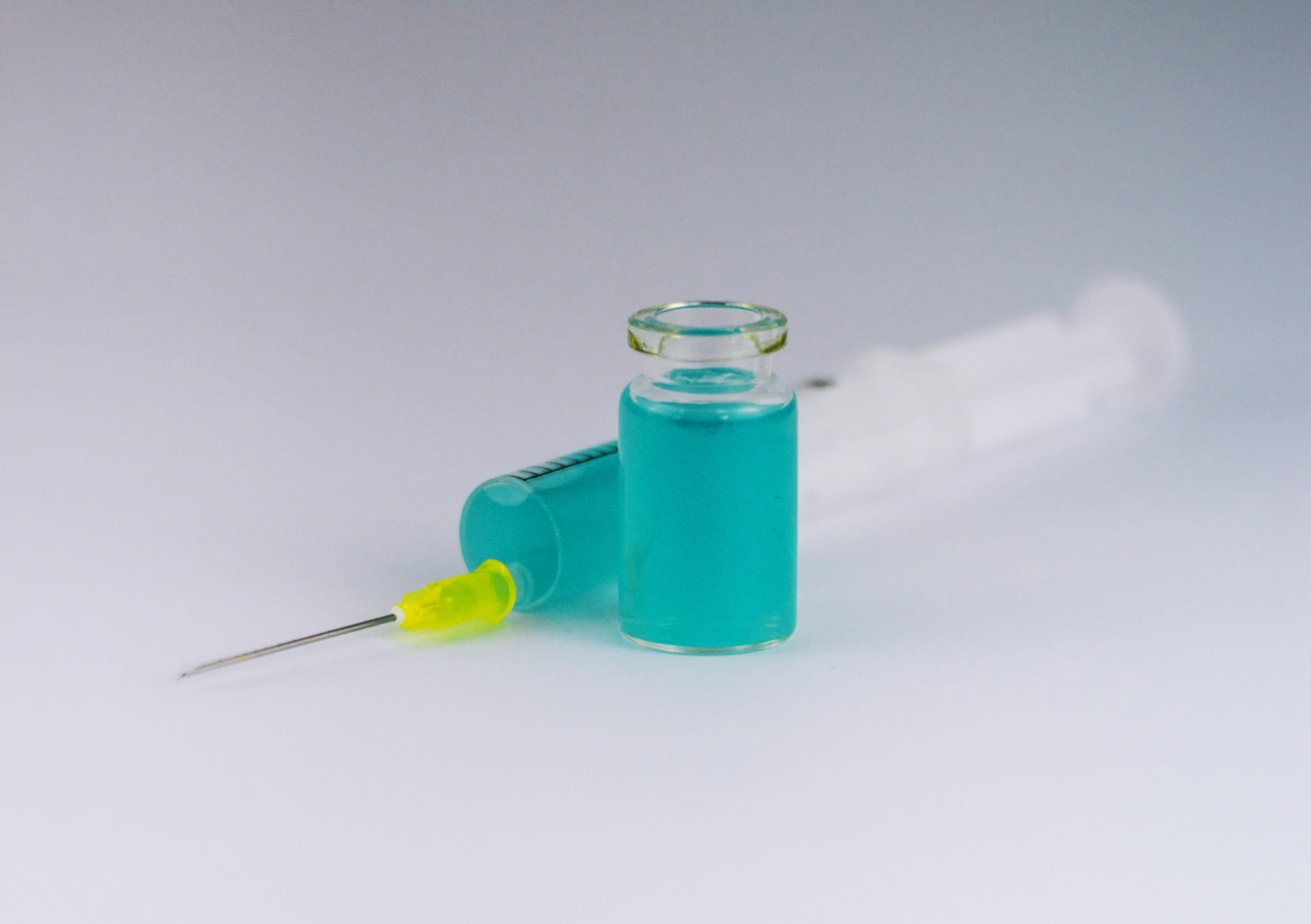no people, Medical, sample tube, healthcare and medicine, green color, close-up, Tube, bottle, 4K, blue, vial, filled, hospital, plastic, Drug, still life, HD Wallpaper