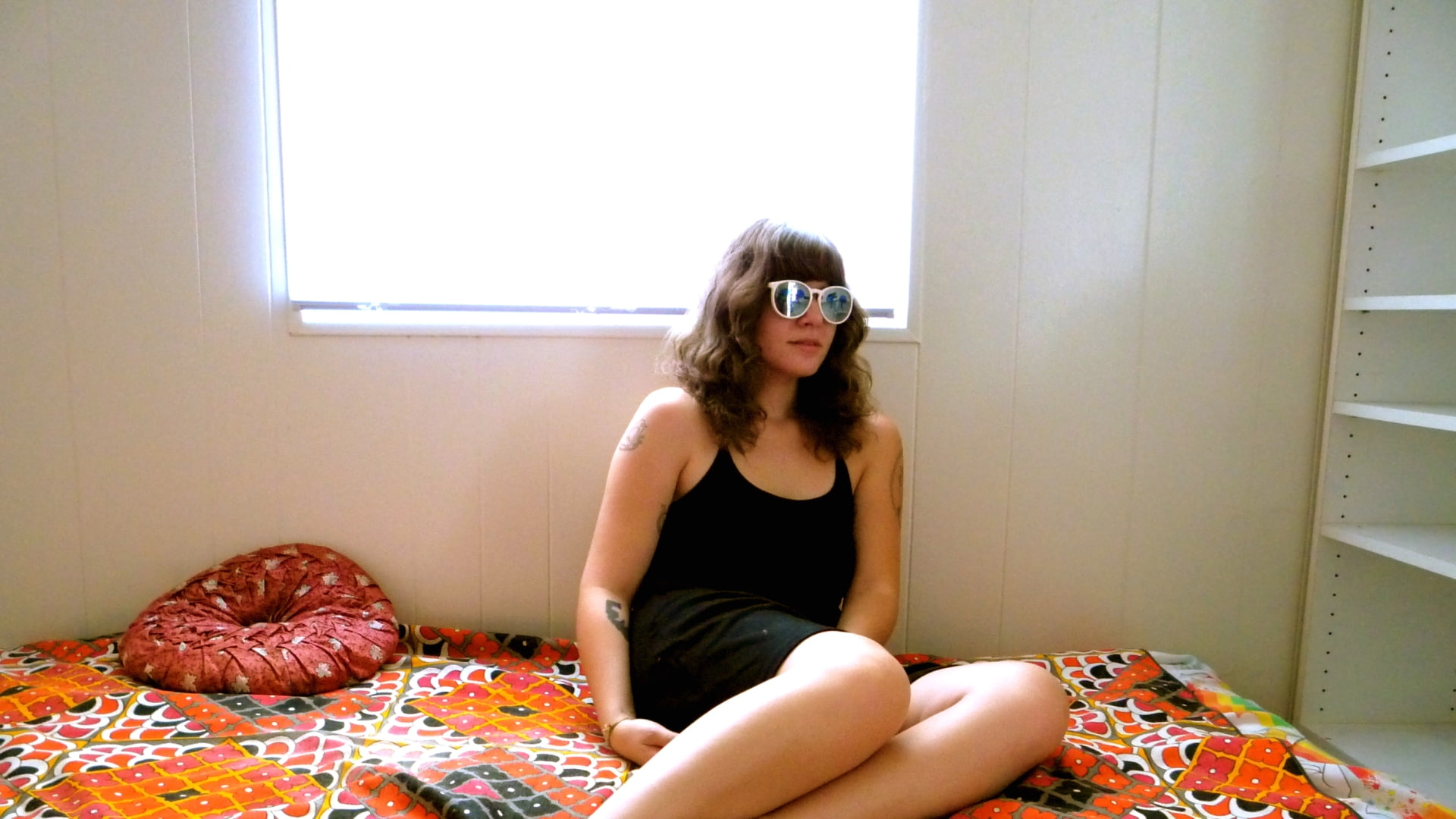 coast, glasses, girl, best, 1080P, HD Wallpaper
