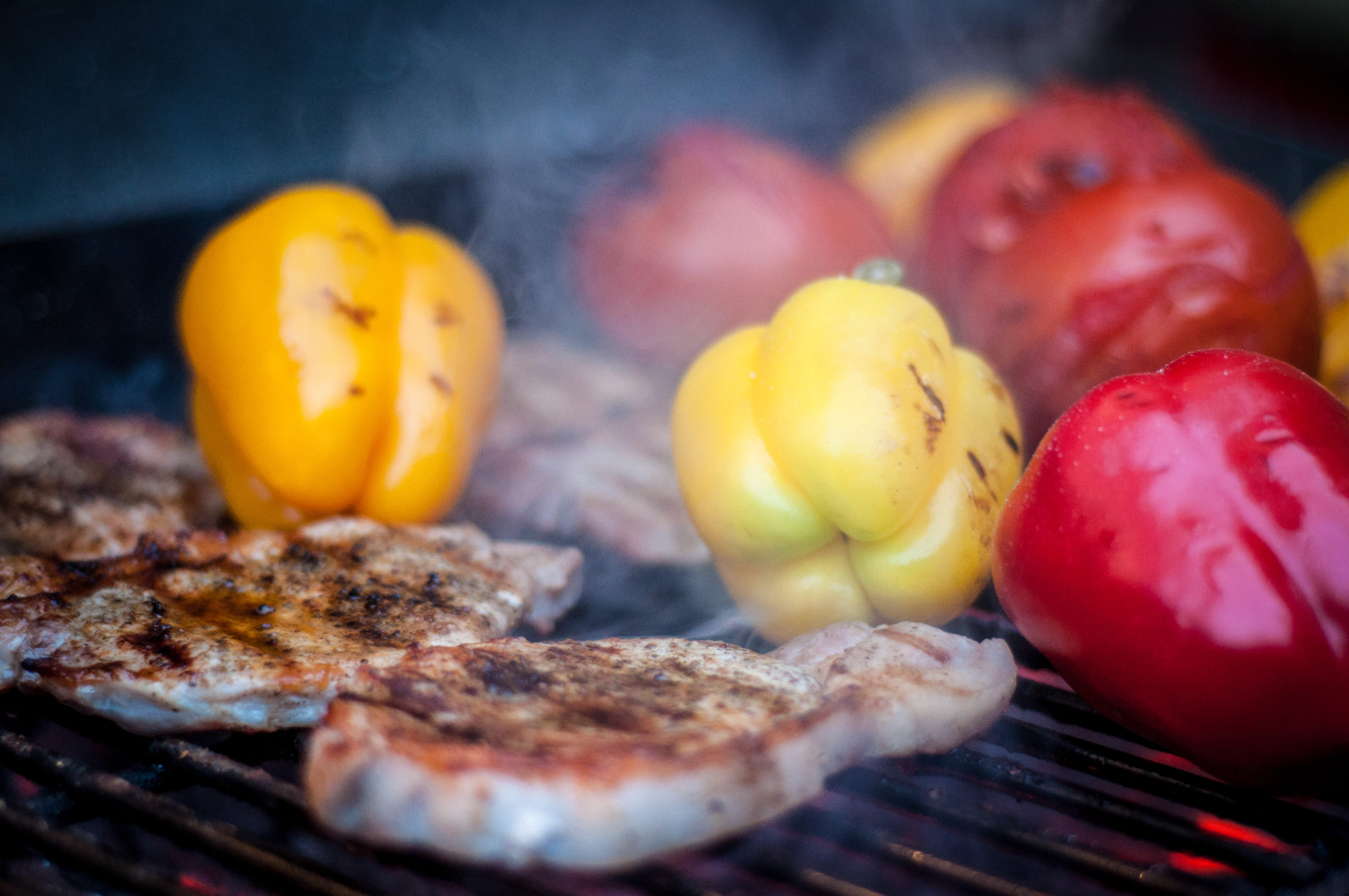 red, meat, food and drink, celebration, restaurant, snack, lunch, barbecue, freshness, deliciou, dessert, healthy eating, selective focus, ready-to-eat, HD Wallpaper
