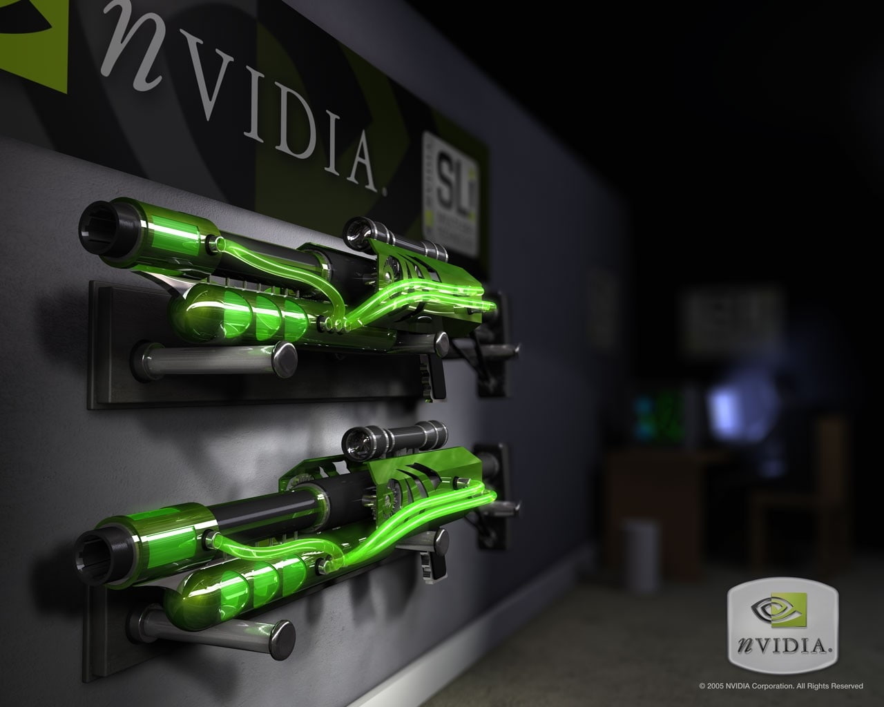 hd, cgi, abstract, cg, 720P, d, Nvidia, art, HD Wallpaper