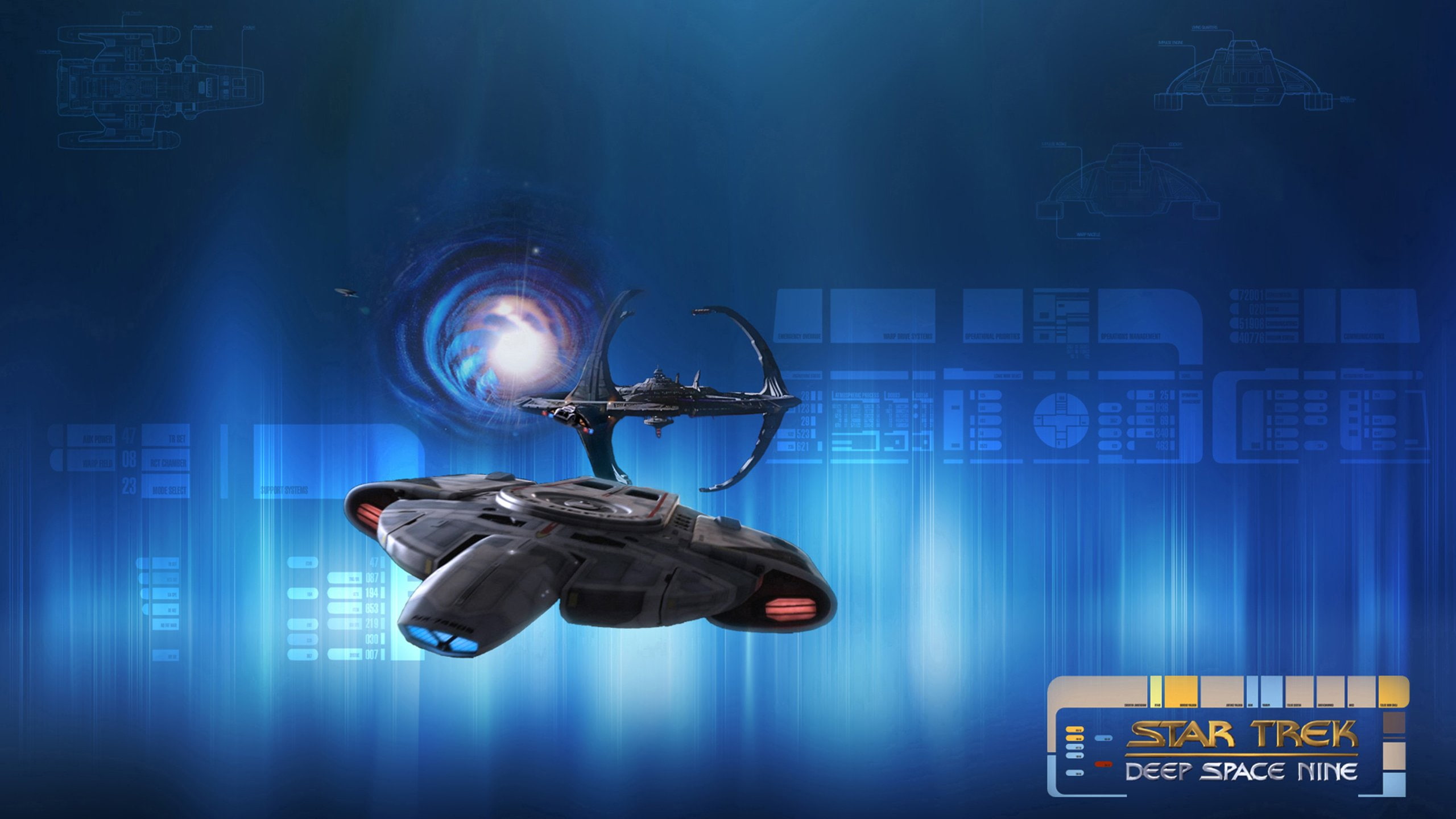 ds9, defiant, 2K, trek, star, HD Wallpaper