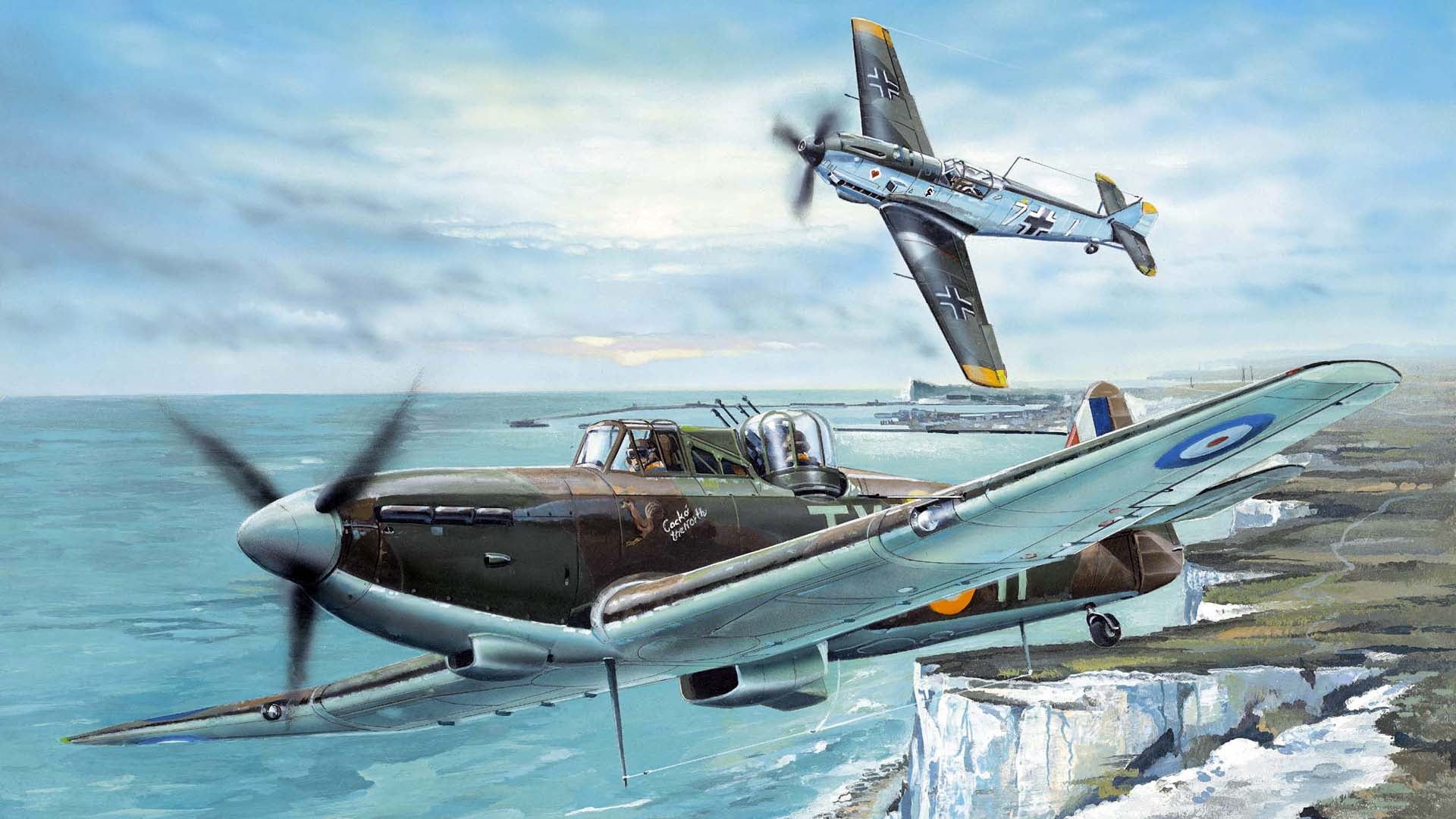 British double fighter, 1080P, Boulton Paul Defiant, Boulton Paul Aircraft, RAF, HD Wallpaper