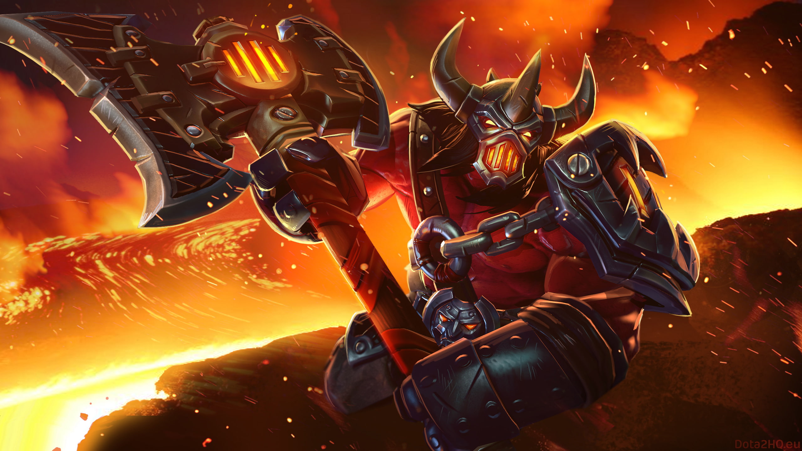hd, heroes, 2K, loading, dota, war, desktop, defiant, harbinger, screen, axe, set, HD Wallpaper