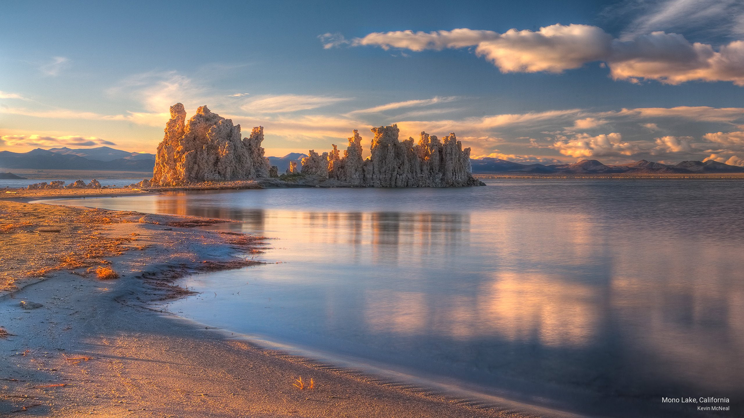 mono, 2K, california, lake, Nature, HD Wallpaper