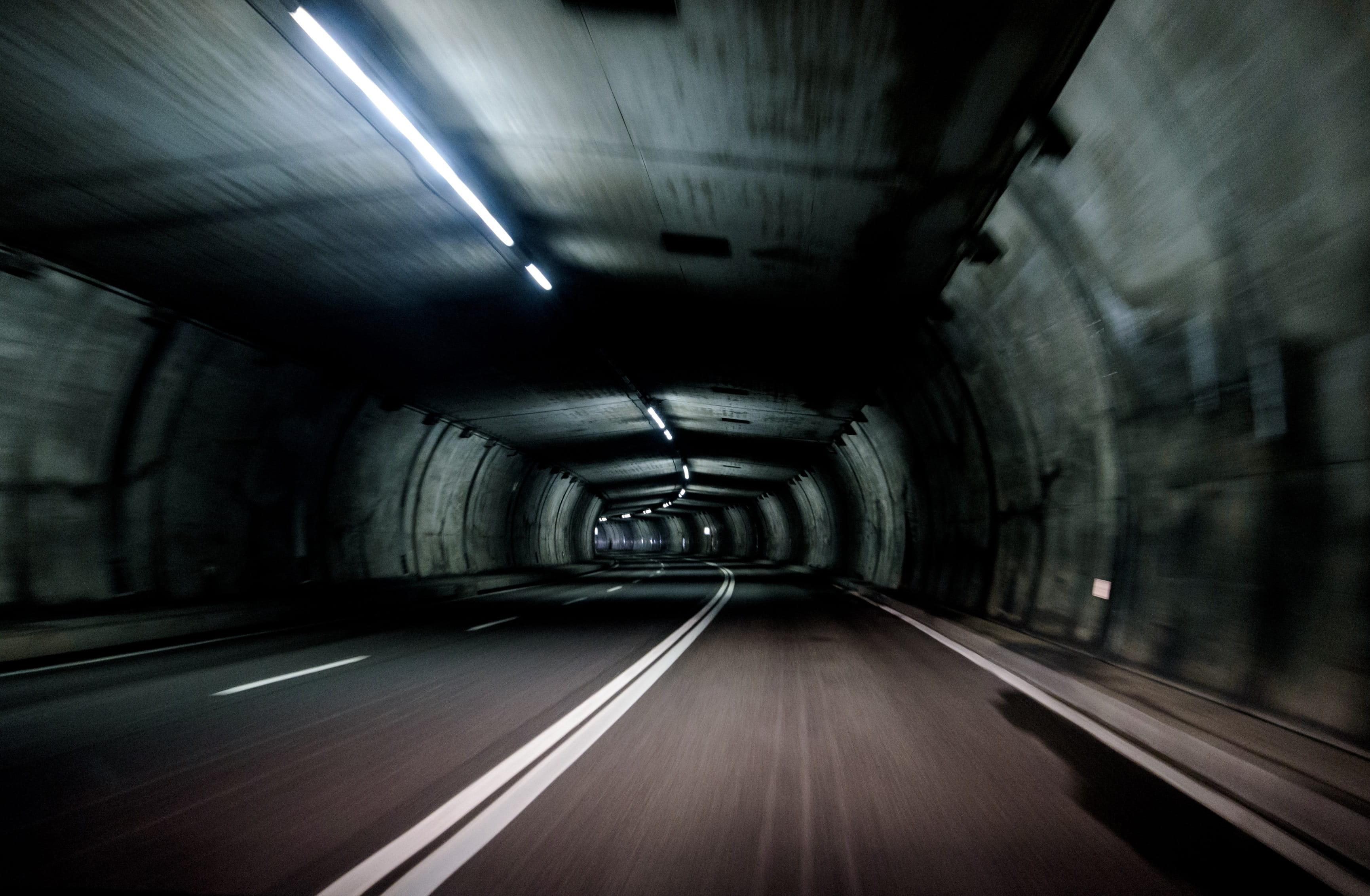 blurred motion, subway, motion, long exposure, city, 2K, no people, tunnel, speed, sign, mode of transportation, road, still, architecture, roads, structures, HD Wallpaper