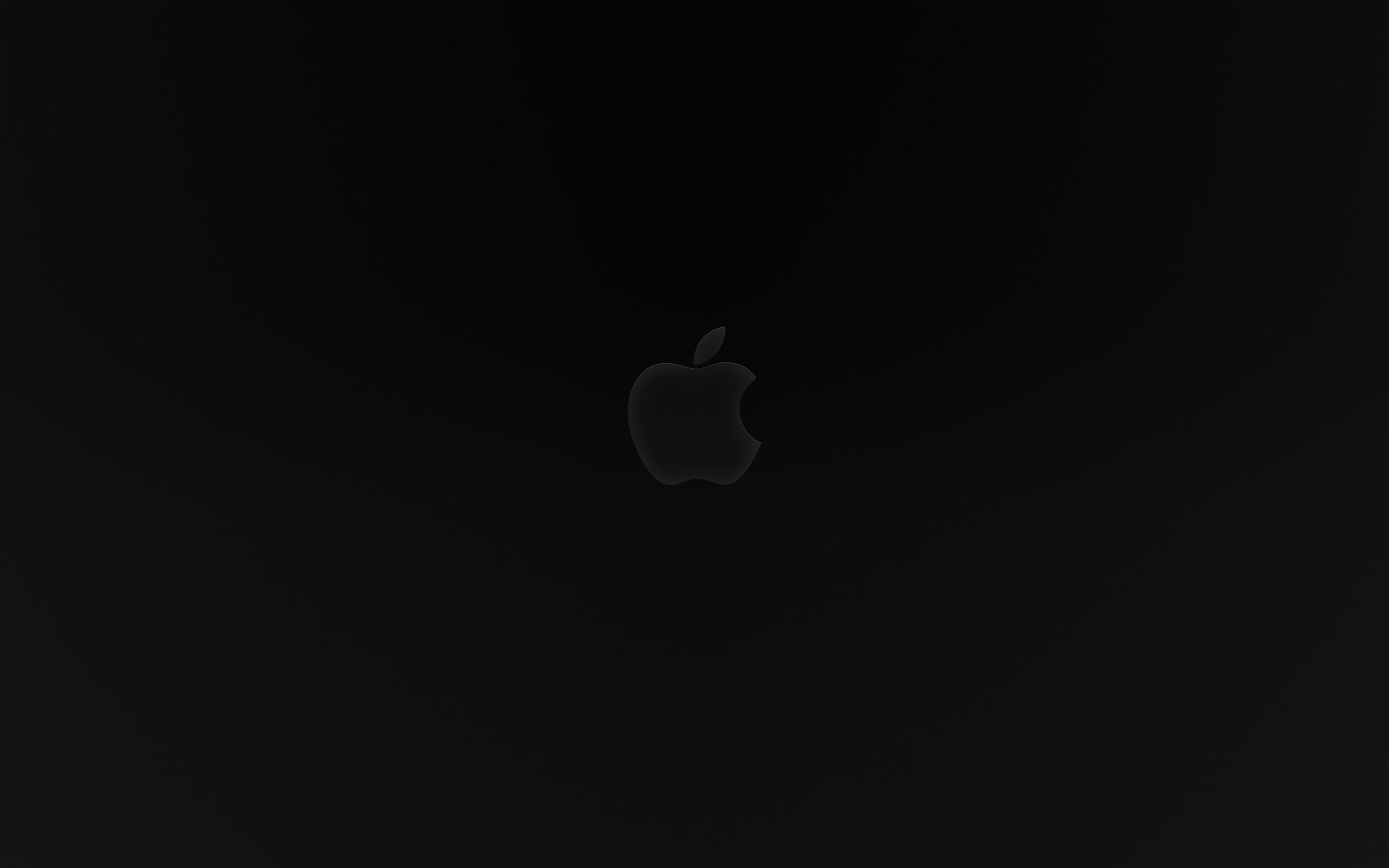 apple, logo, iphone6, dark, 4K, ios8, HD Wallpaper