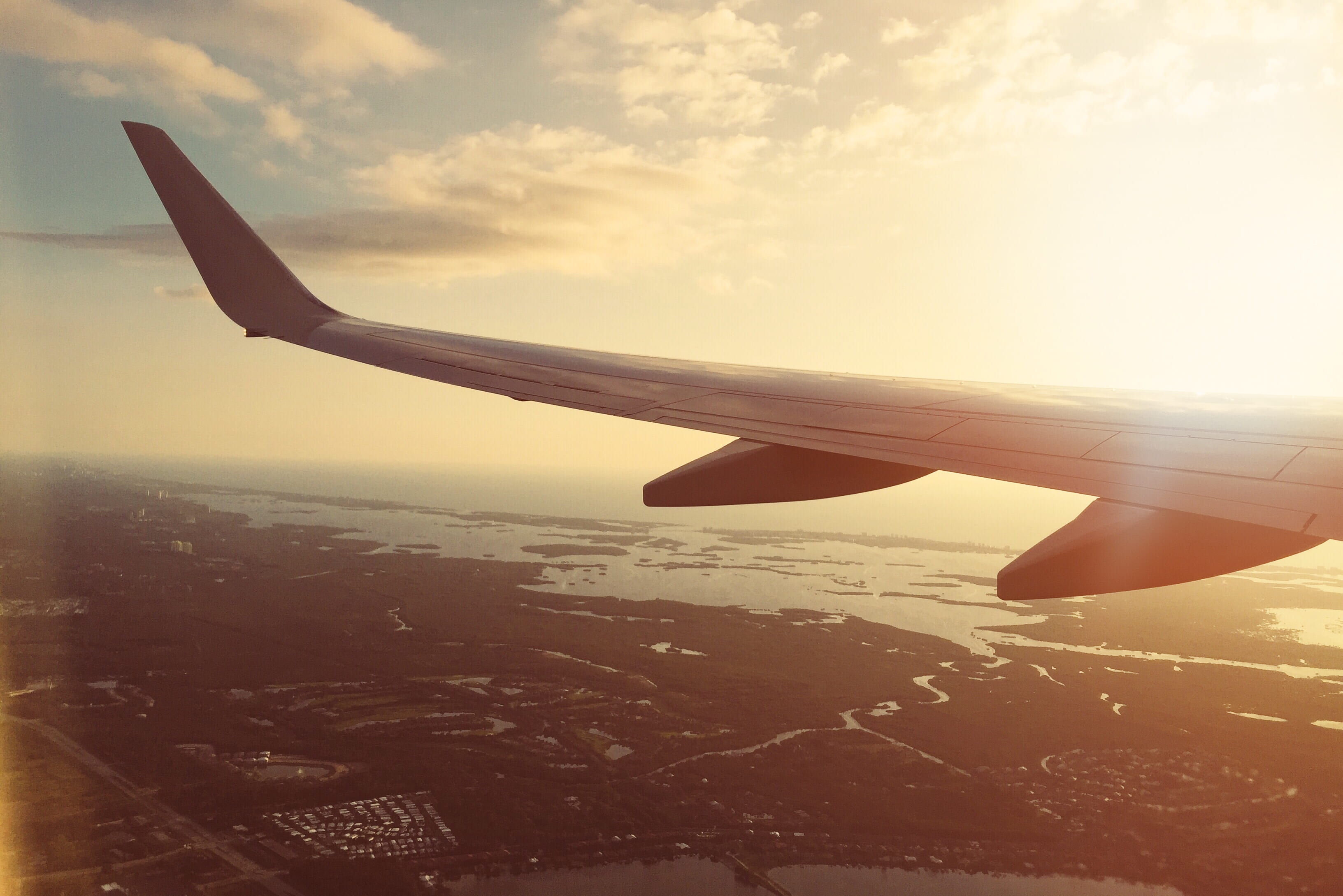 outdoors, plane, motion, no people, nature, air travel, aerial, aerial view, mode of transportation, aircraft wing, sky, airplane, cloud - sky, aerospace industry, HD Wallpaper