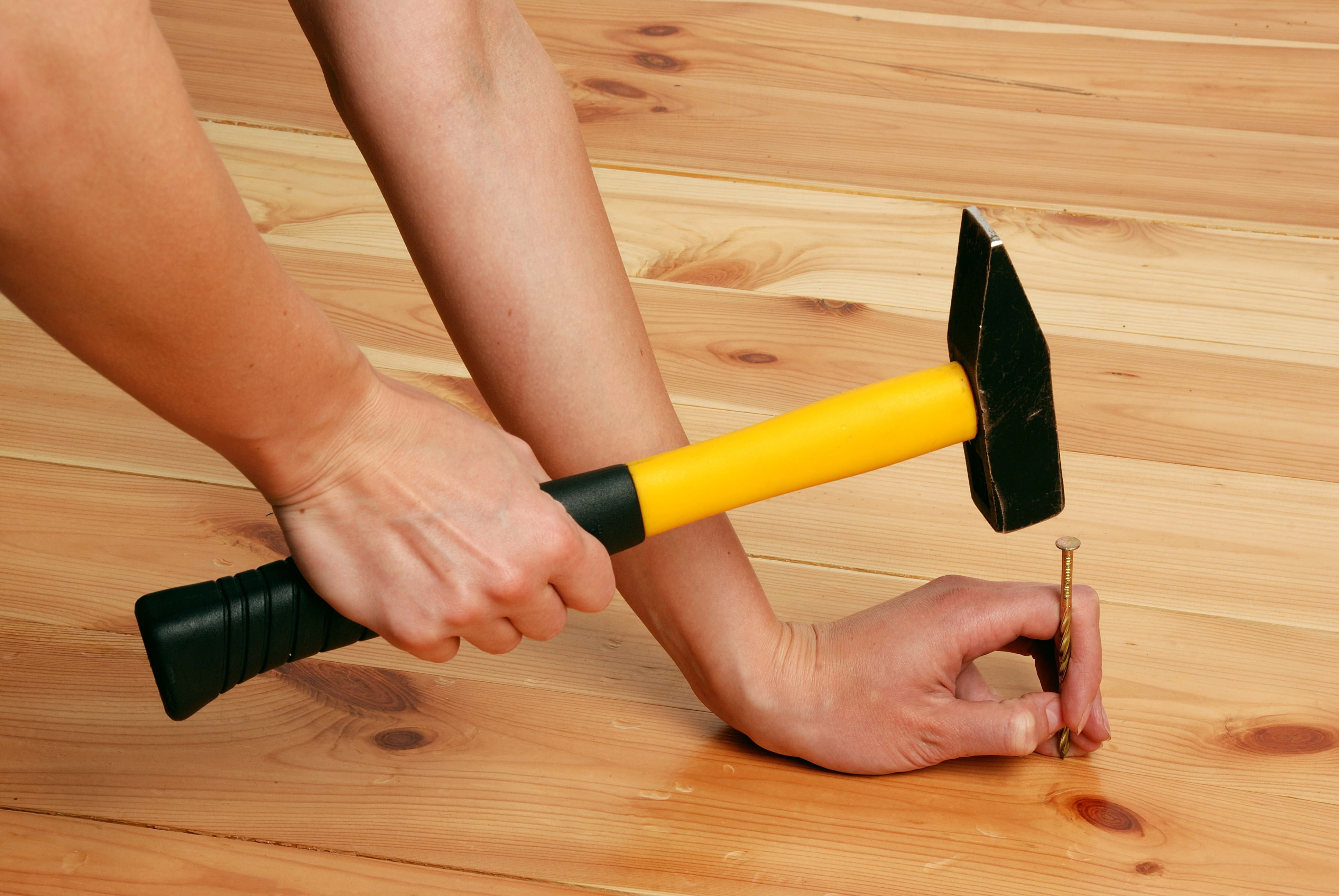 leisure activity, high angle view, holding, manual Worker, repairing, carpentry, home Improvement, limb, one person, people, indoors, human body part, wood, HD Wallpaper
