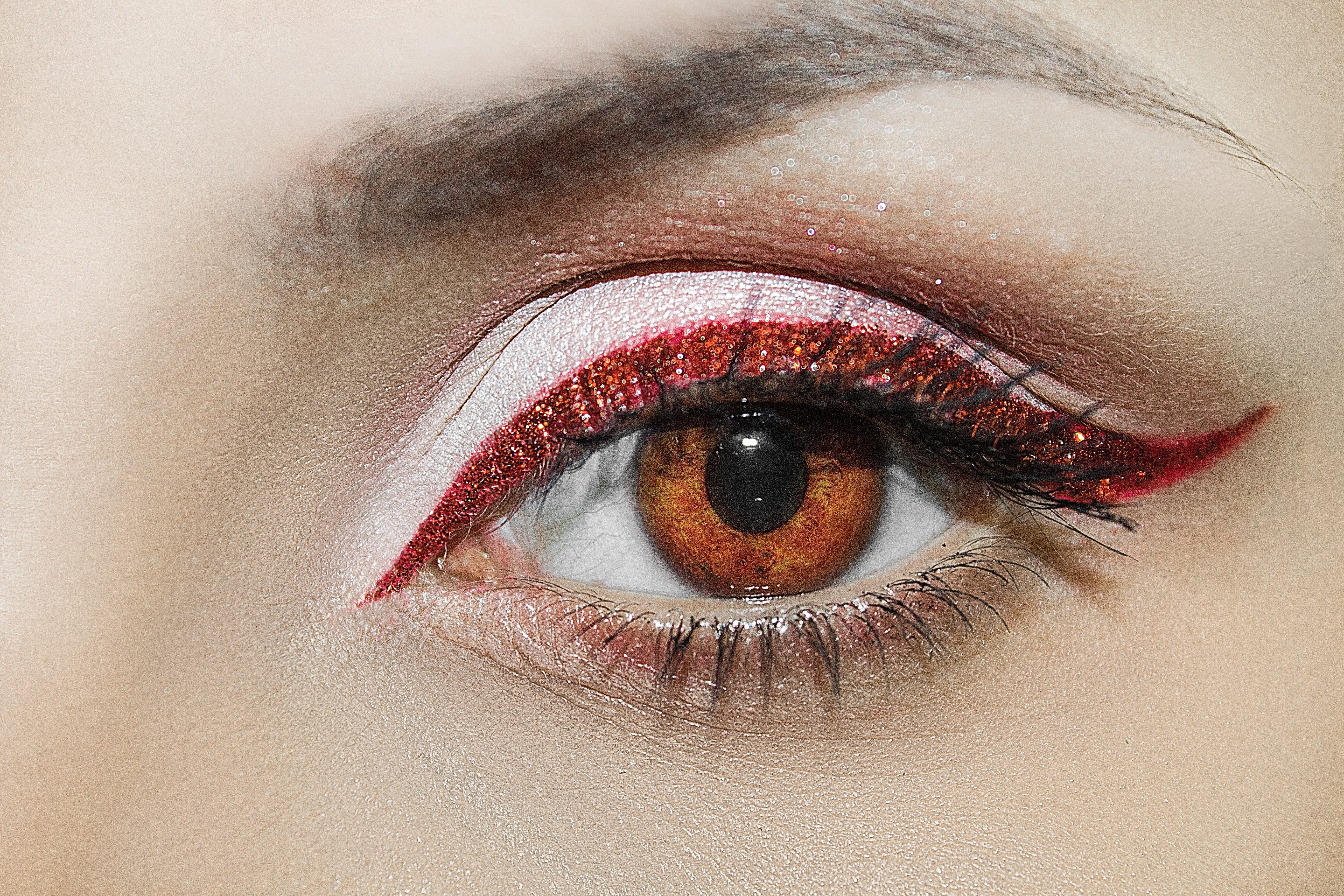 iris - eye, portrait, lovely, watch, human face, one person, 5K, woman, beauty, girl, human body part, eye shadow, beautiful woman, hazel eyes, sensory perception, HD Wallpaper