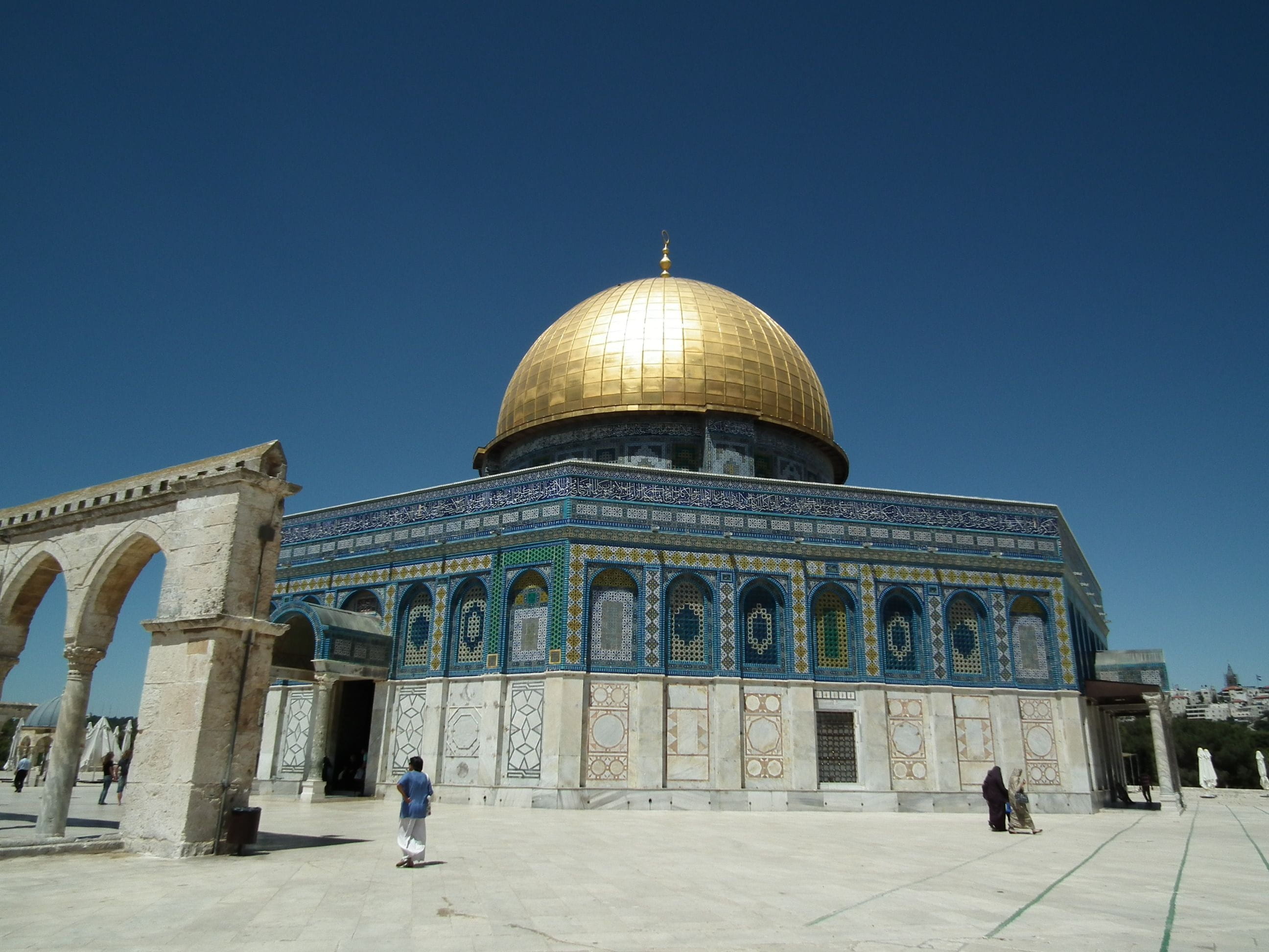 architecture, nature, built structure, tourism, passport information, spirituality, facade, belief, city, dome, Mosque, travel, place of worship, Israel, HD Wallpaper