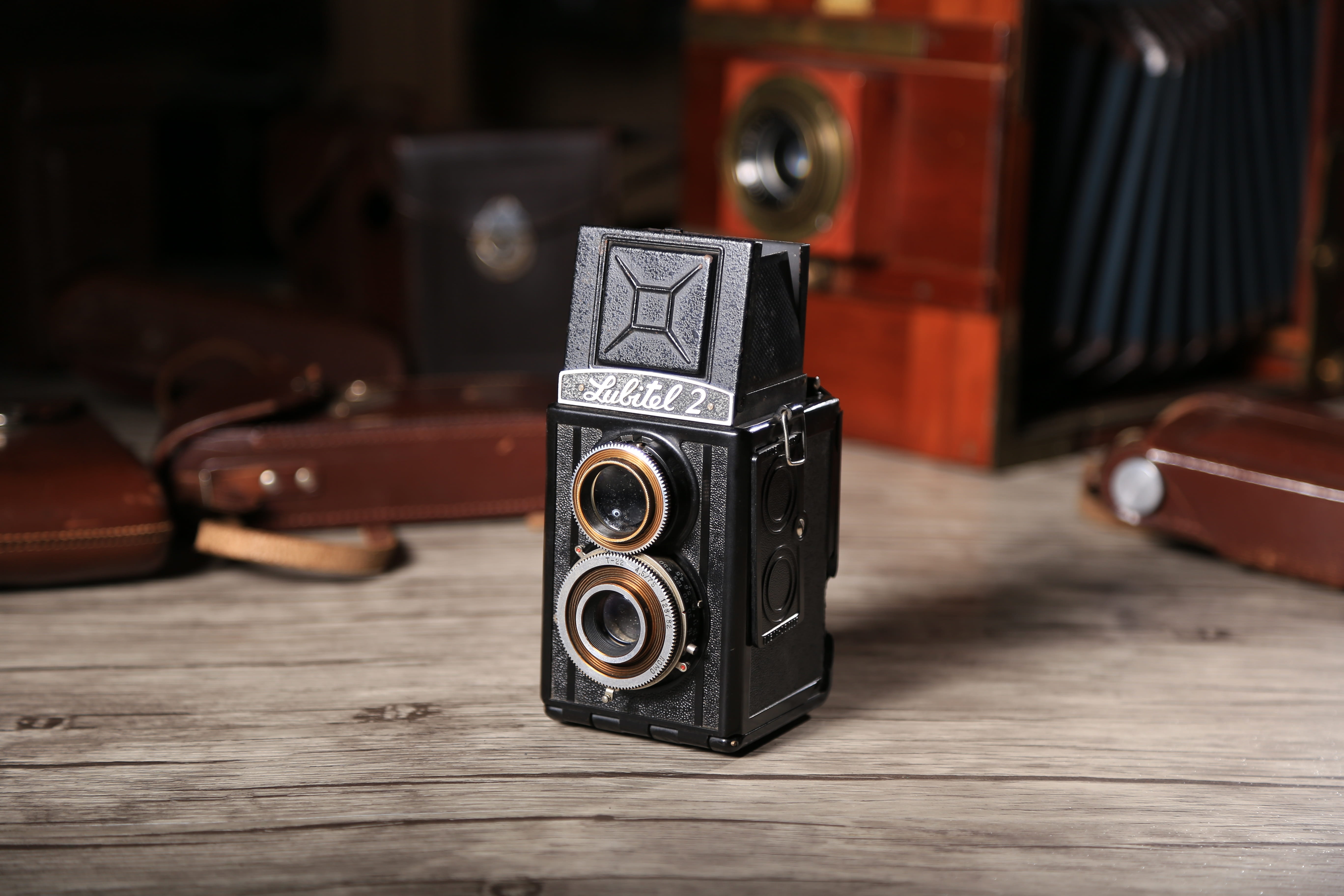 antique, Twin-Lens Reflex Camera, camera - photographic equipment, old-fashioned, close-up, retro styled, us department of imaging, indoors, old dual camera, HD Wallpaper