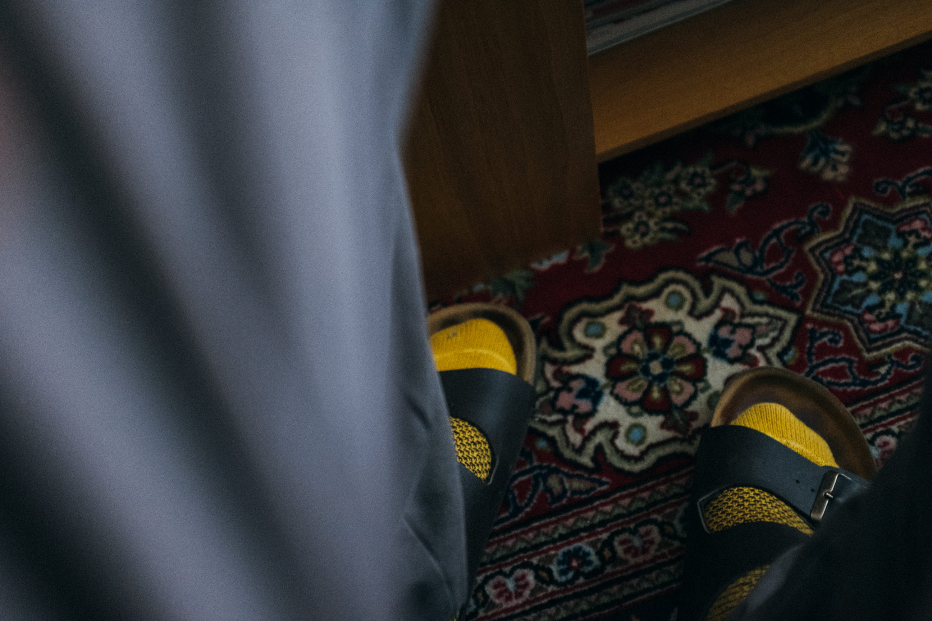shoe, pattern, socks, textile, furniture, lifestyles, human foot, carpet - decor, indoors, floral pattern, low section, human limb, men, standing, home interior, HD Wallpaper