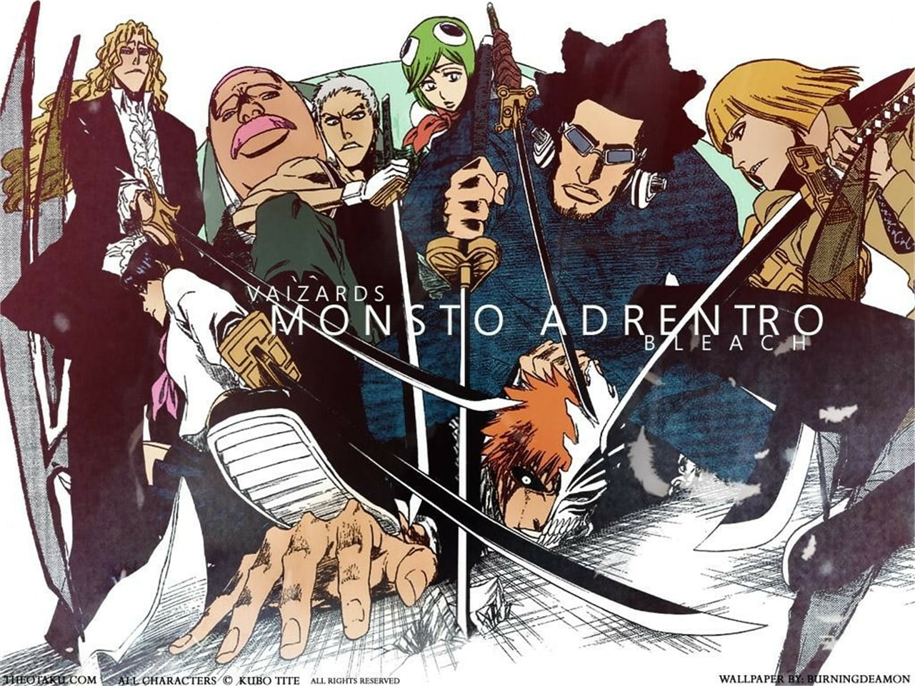 Rōjūrō Ōtoribashi, Love Aikawa, Lisa Yadomaru, Kensei Muguruma, Shinji Hirako, Bleach, Mashiro Kuna, Ichigo Kurosaki, Hachigen Ushoda, 720P, Hiyori Sarugaki, HD Wallpaper