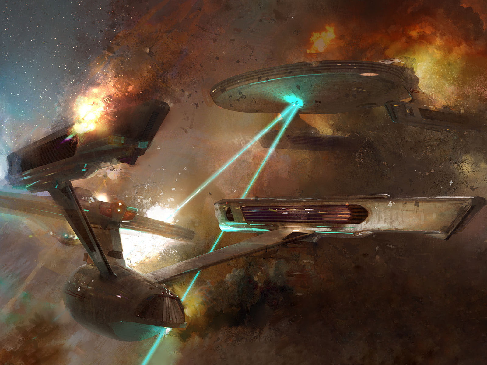 galaxies, uss, reliant, 720P, star, enterprise, trek, HD Wallpaper