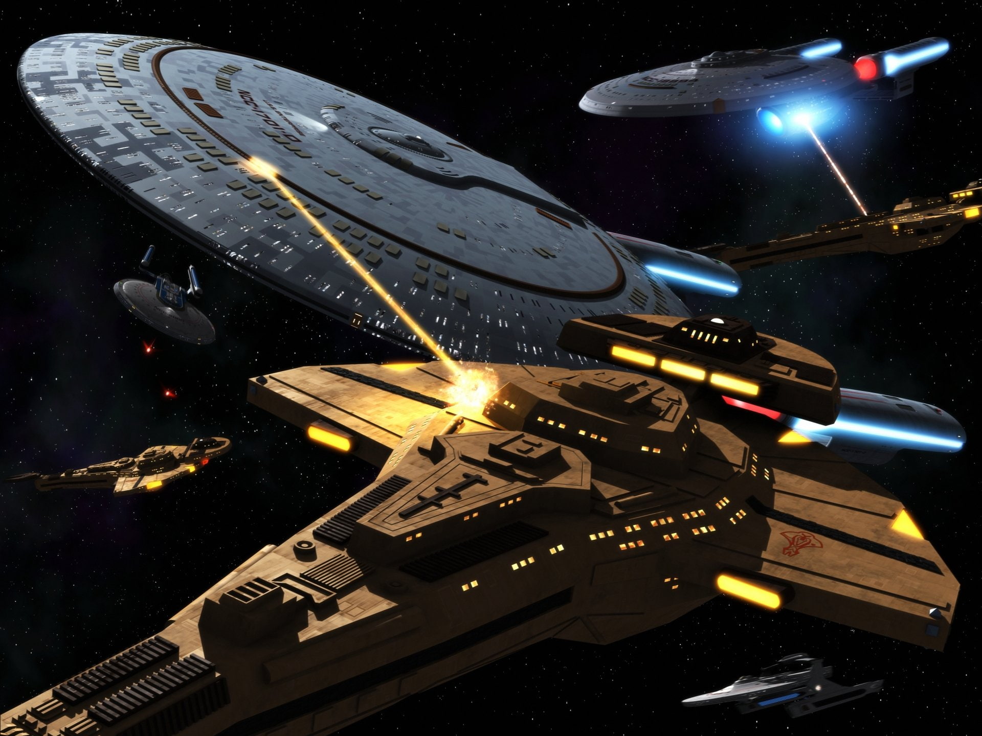USS Enterprise, Star Trek, 1080P, HD Wallpaper