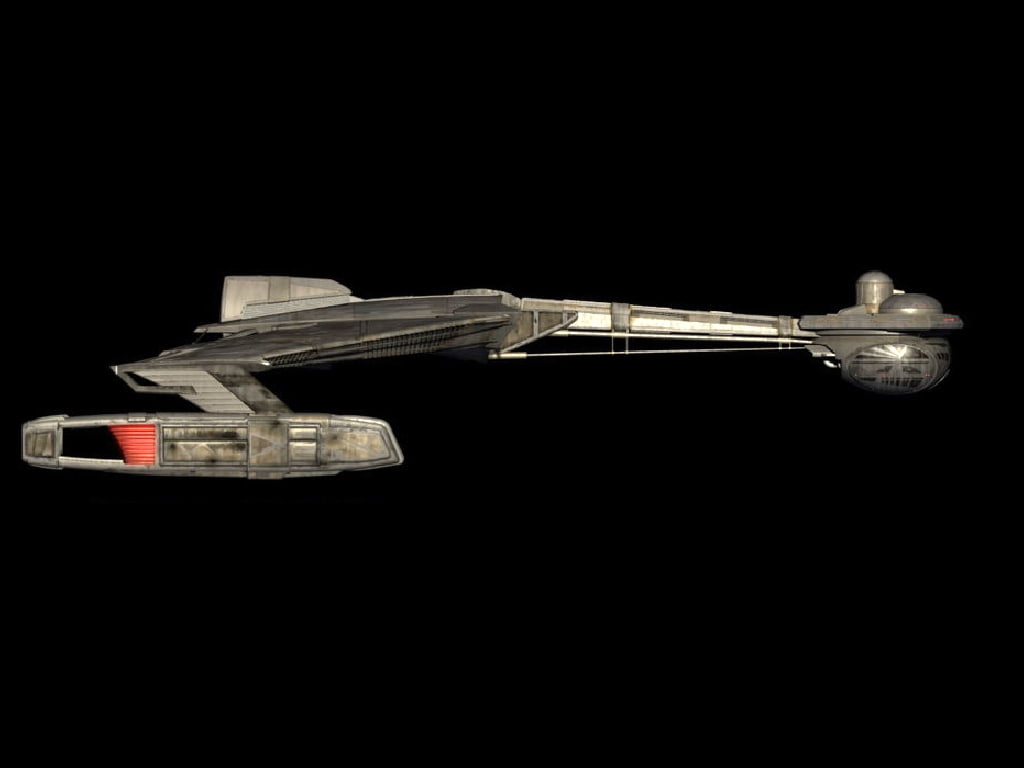 entertainment, battle, hd, cruiser, 480P, ship, art, d, klingon, Star Trek, HD Wallpaper