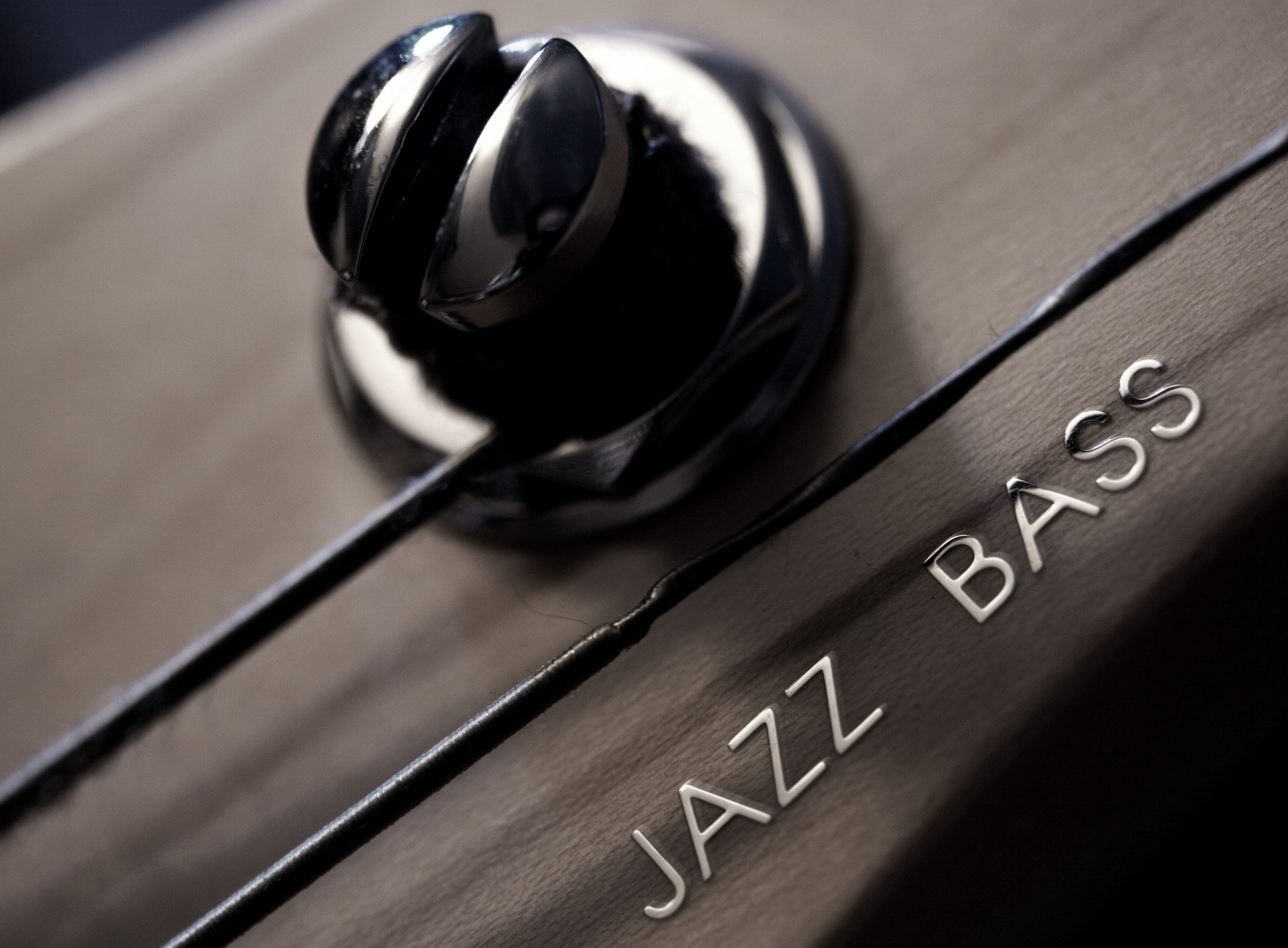 copy space, Bass, Music, day, guitar, black, Jazz, Strings, two objects, still life, fender, Macro, number, single object, 1080P, selective focus, focus on foreground, HD Wallpaper