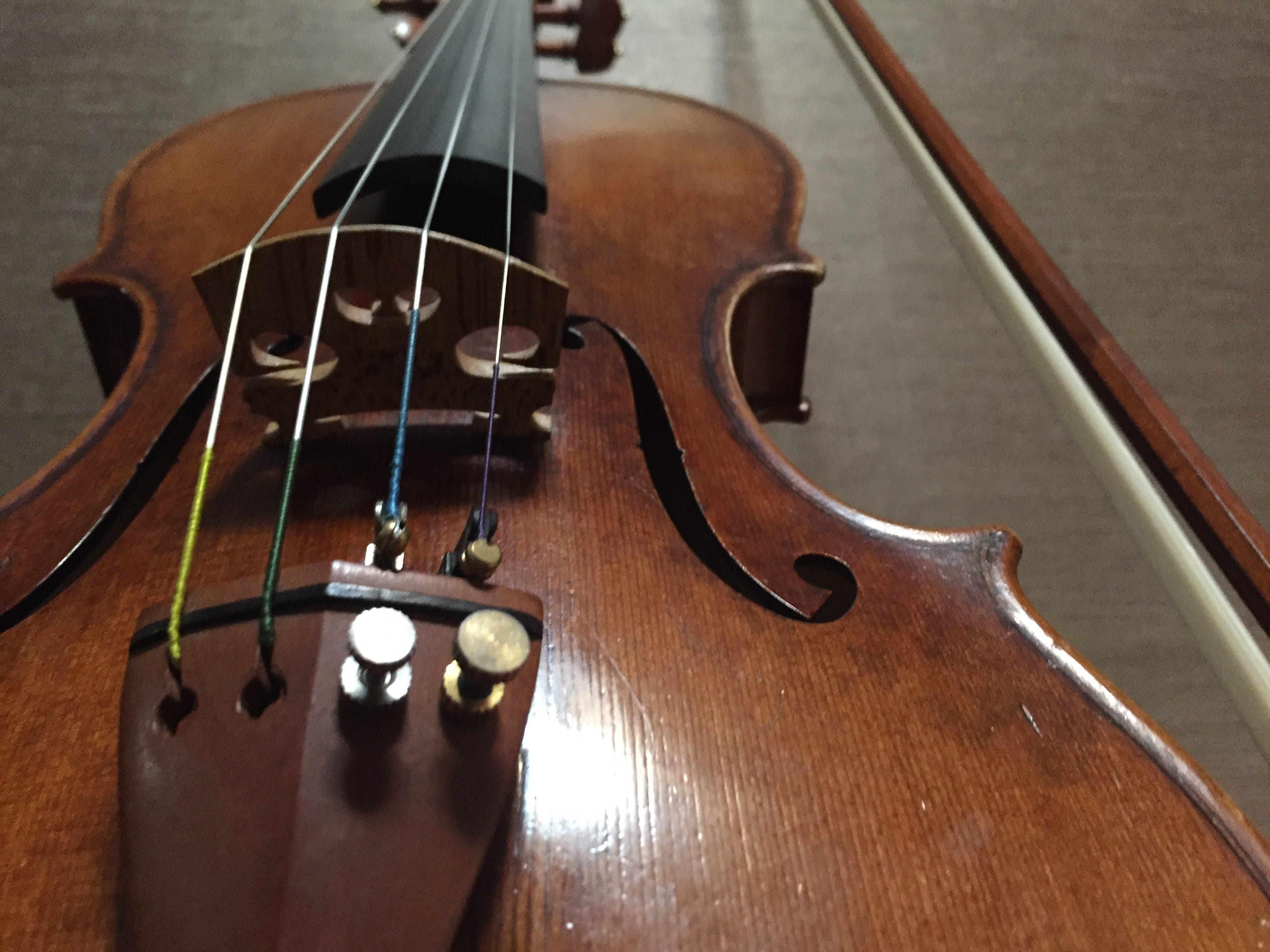 string instrument, brown, guitar, musical instrument string, Violin, arts culture and entertainment, bow - musical equipment, Wooden, Instrument, music, HD Wallpaper