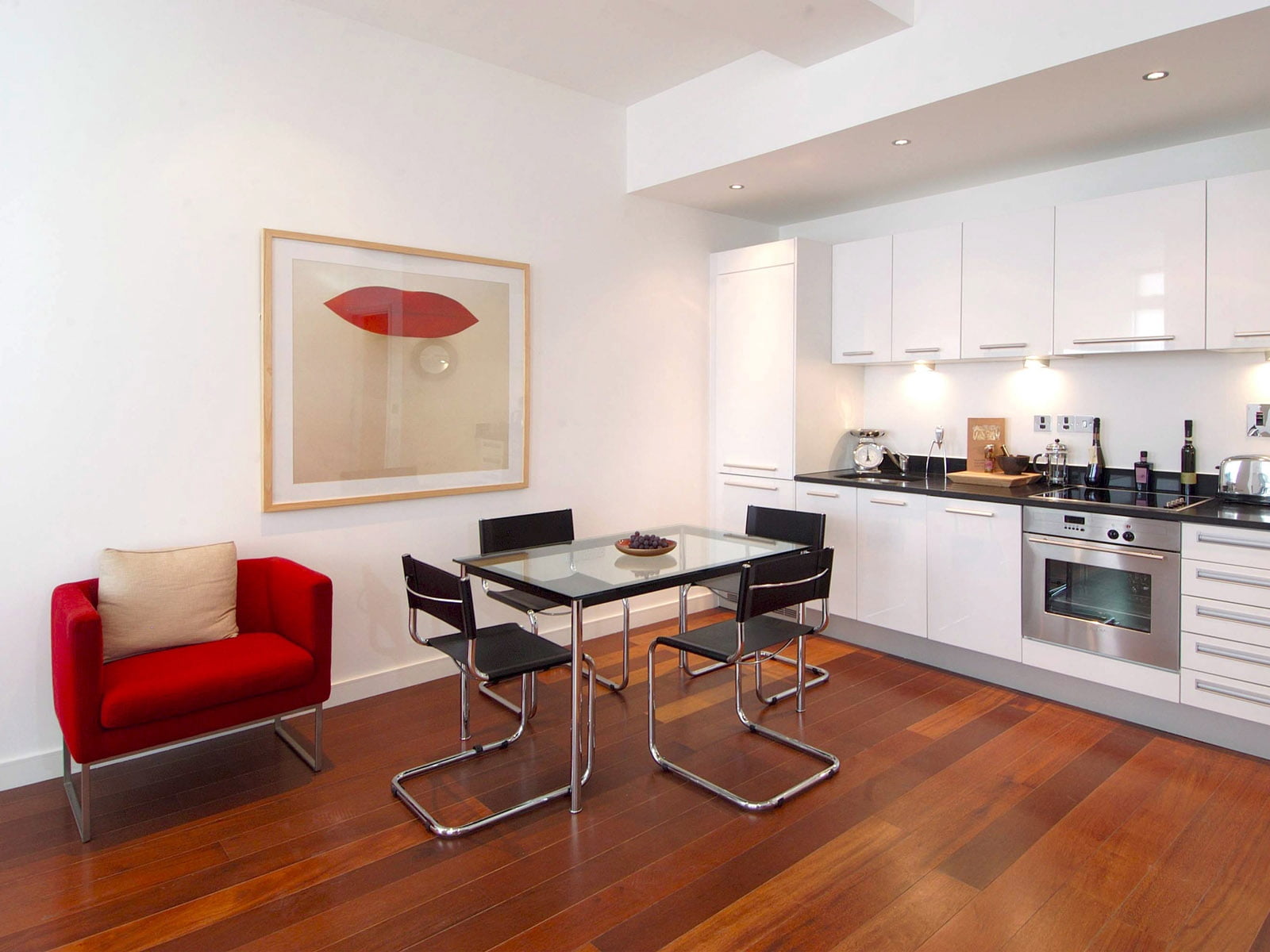 kitchen Island, hardwood Floor, wall - Building Feature, house, furniture, decoration, 720P, dining, luxury, apartment, chair, wood - Material, no People, HD Wallpaper