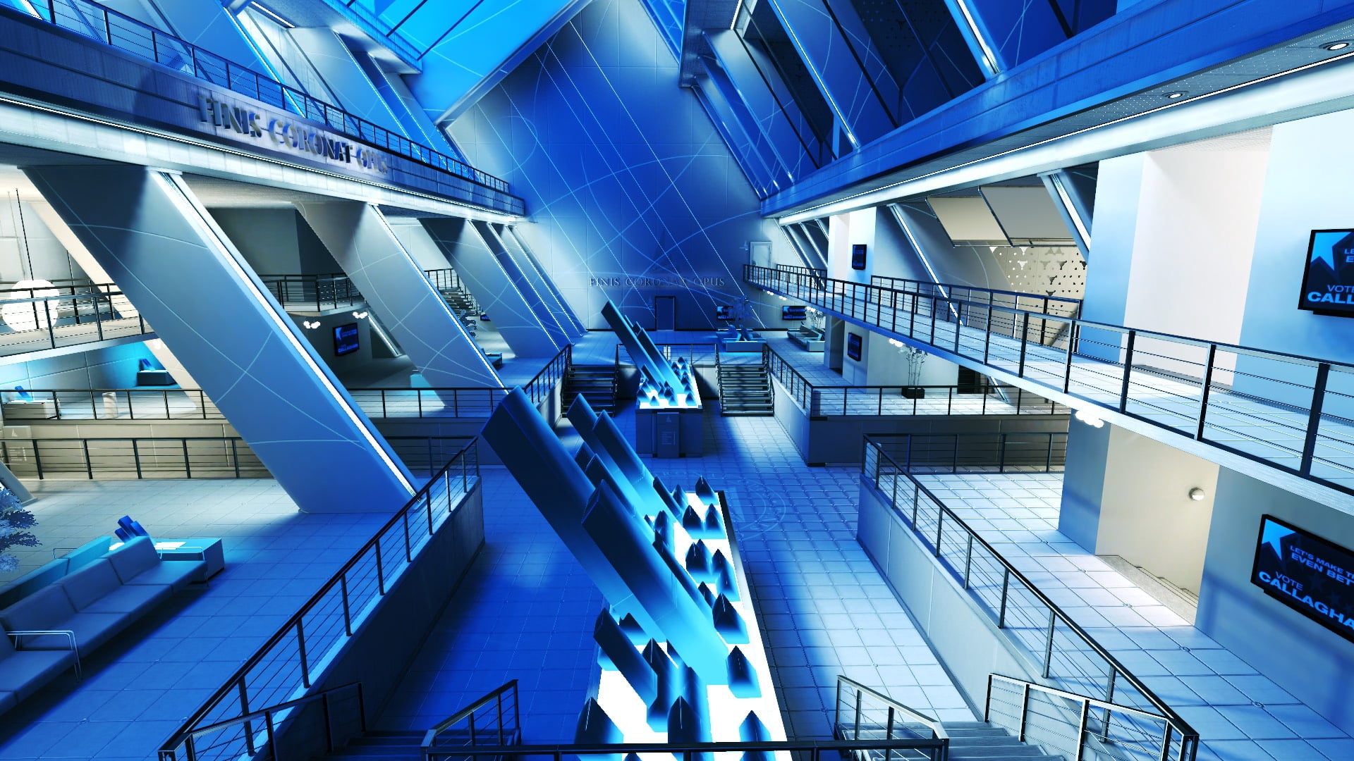 modern, futuristic, day, entrance, skyscraper, steel, outdoors, abstract, vanishing Point, urban Scene, building Exterior, corridor, beautiful, transportation, HD Wallpaper
