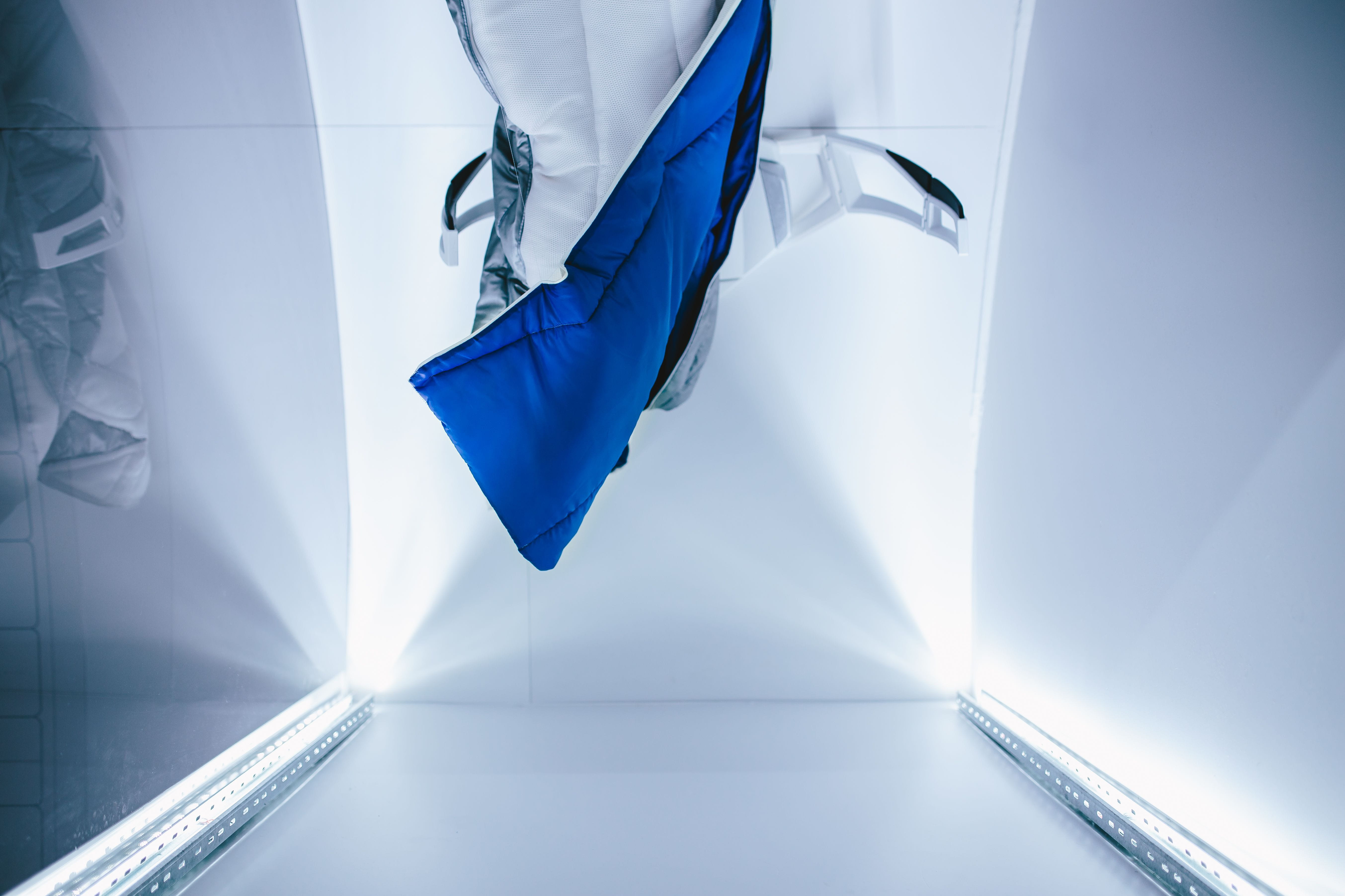 textile, occupation, clean, minimalist, 5K, exhibition, astronaut, equipment, healthcare and medicine, motion, white, clothing, minimal, blue, future, HD Wallpaper