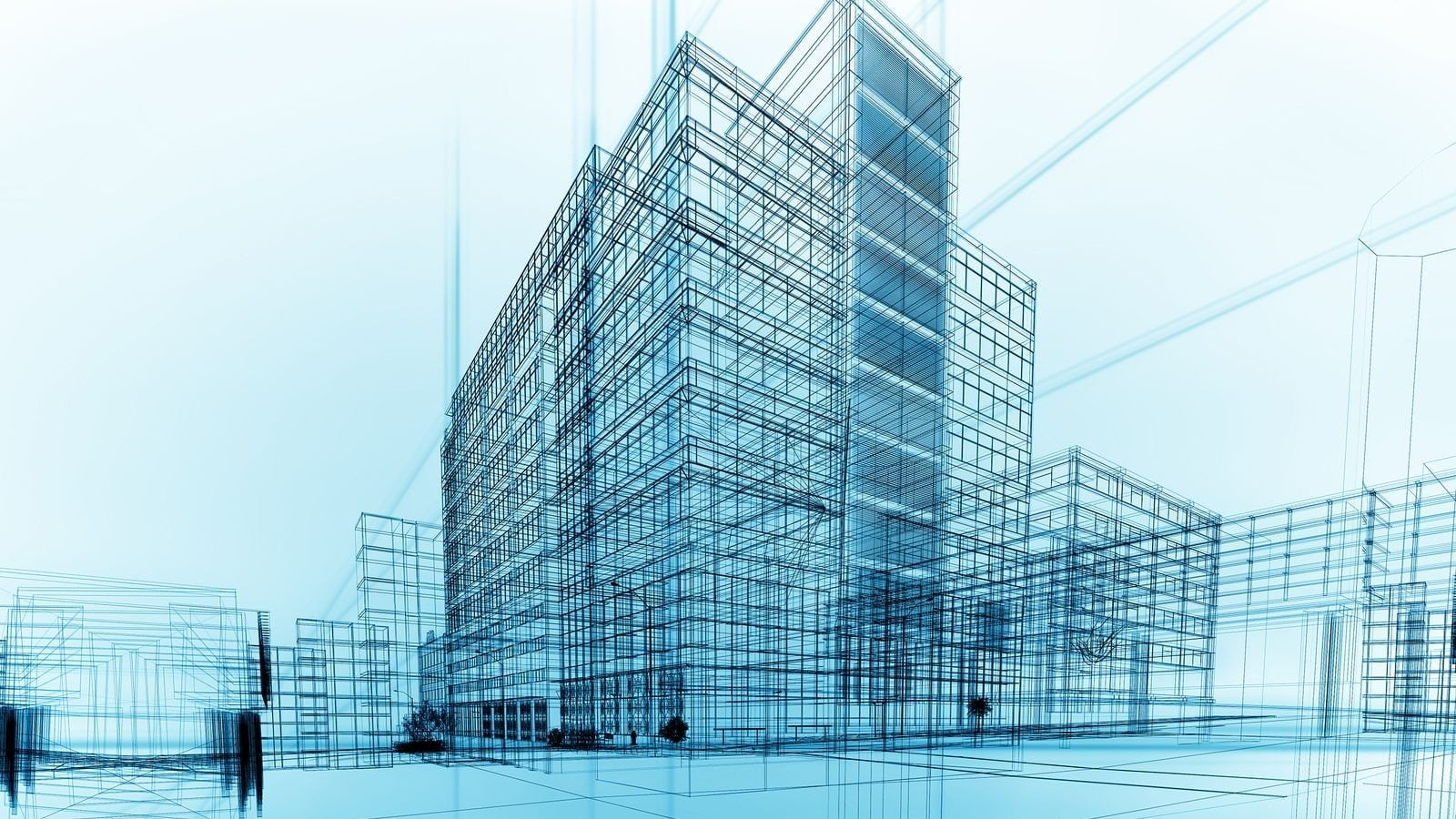 city, modern, architecture, steel, skyscraper, industry, architecture drawing engineering, built structure, reflection, outdoors, office building exterior, HD Wallpaper