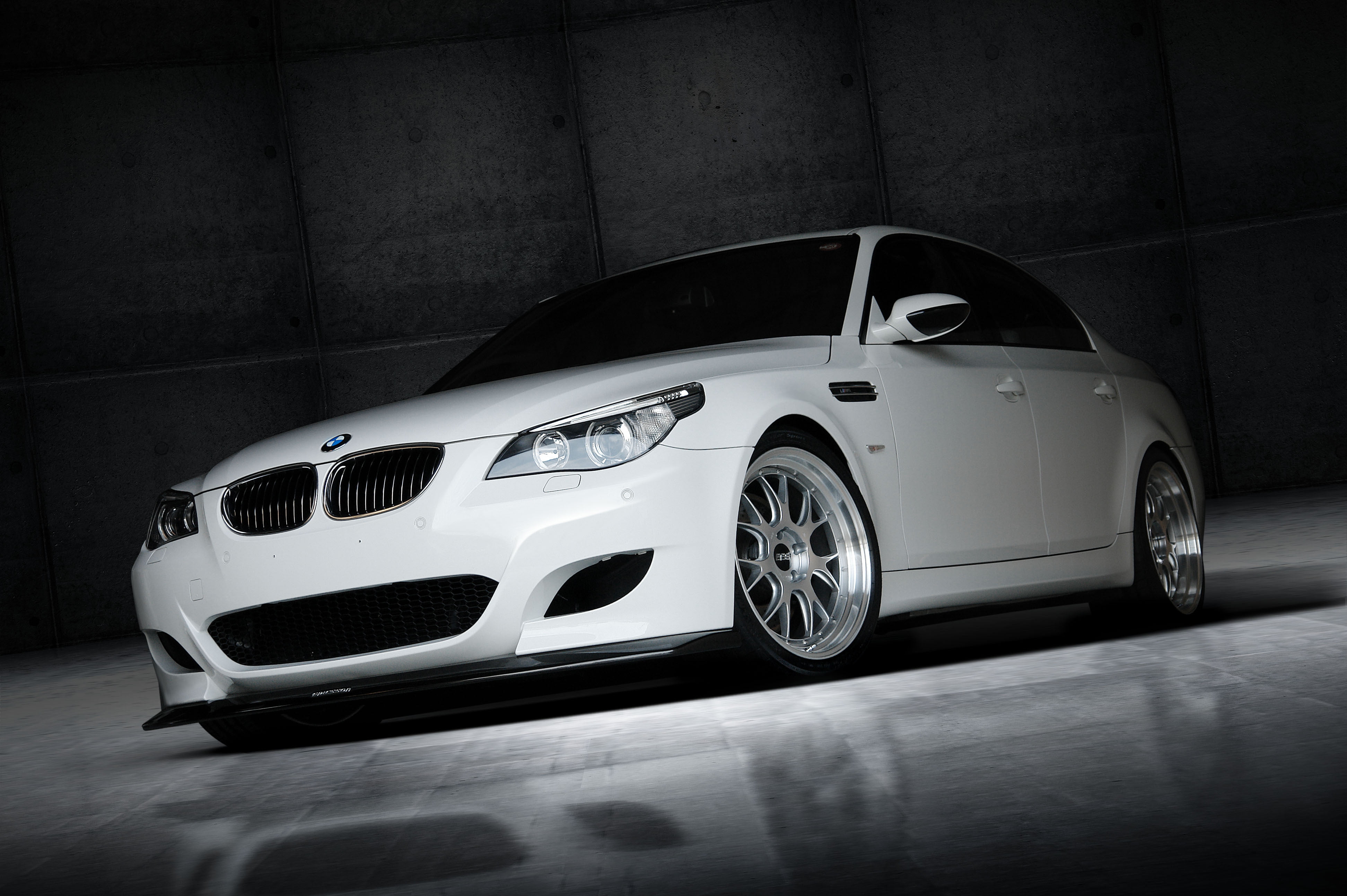 motor Vehicle, bbs, retro styled, elegance, mode of Transport, chrome, e60, drives, shiny, concept Car, side View, speed, still life, flooring, sedan, transportation, HD Wallpaper