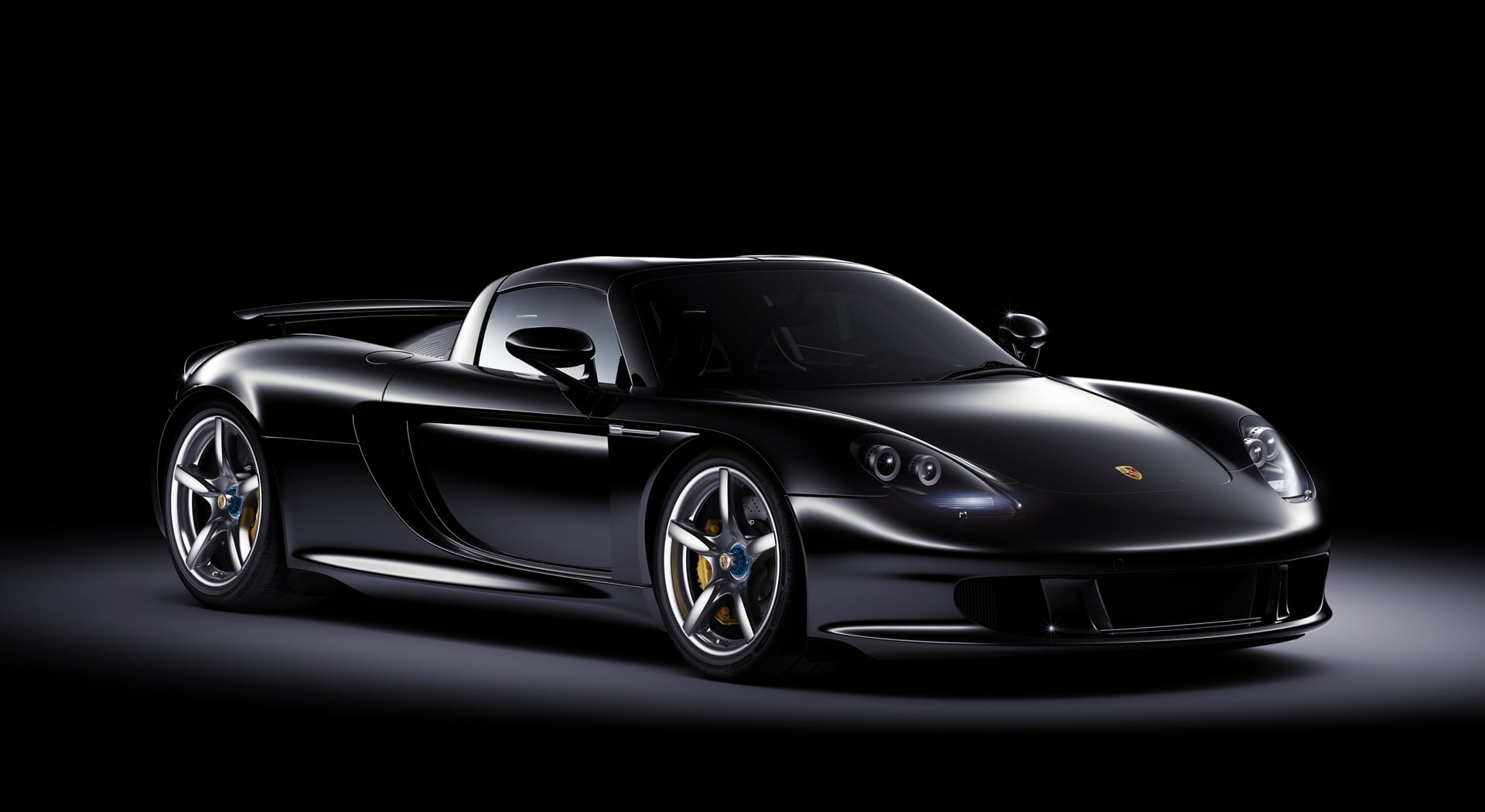 black background, reflection, front View, motor Vehicle, clean, ferrari, luxury, isolated, 1080P, auto, status Car, sports Car, supercar, man made, design, HD Wallpaper