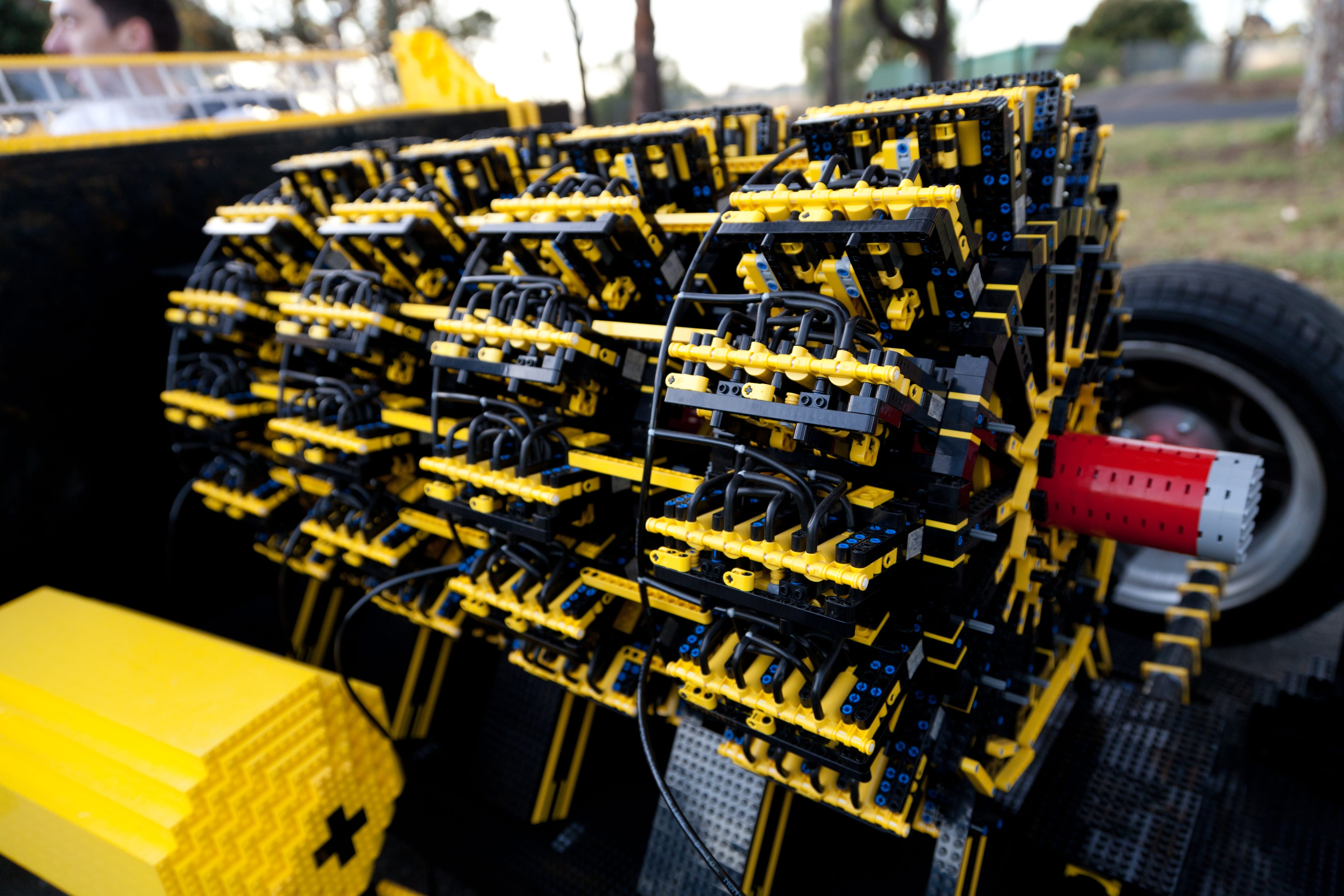 auto, child, block, land vehicle, day, mode of transportation, computer, close-up, Car, machinery, model, engine, stack, toy, black, Air, technology, tire, HD Wallpaper