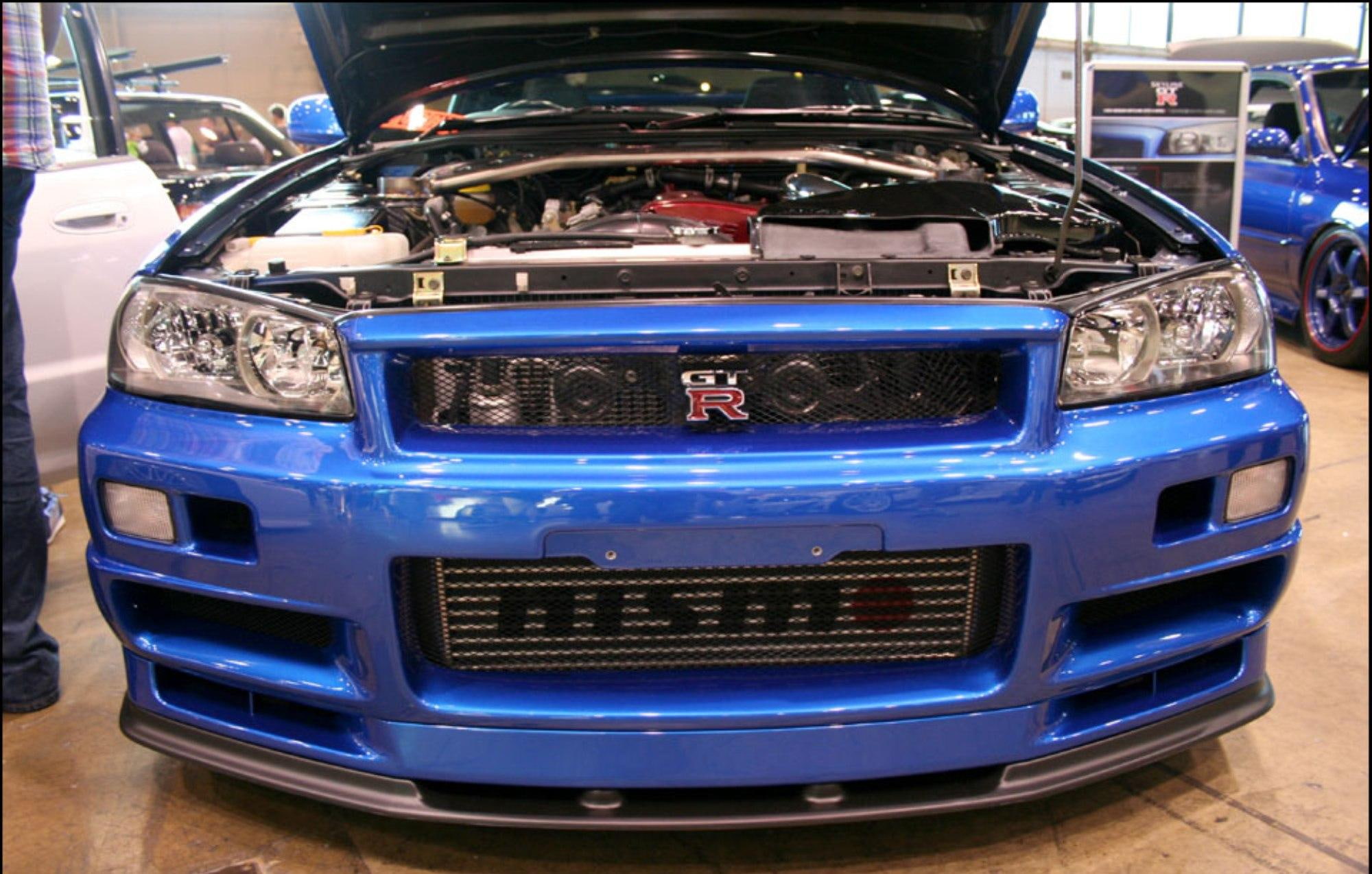 nismo, skyline, nissan, tuning, 1080P, car, grt, blue, cars, engine, bay, HD Wallpaper